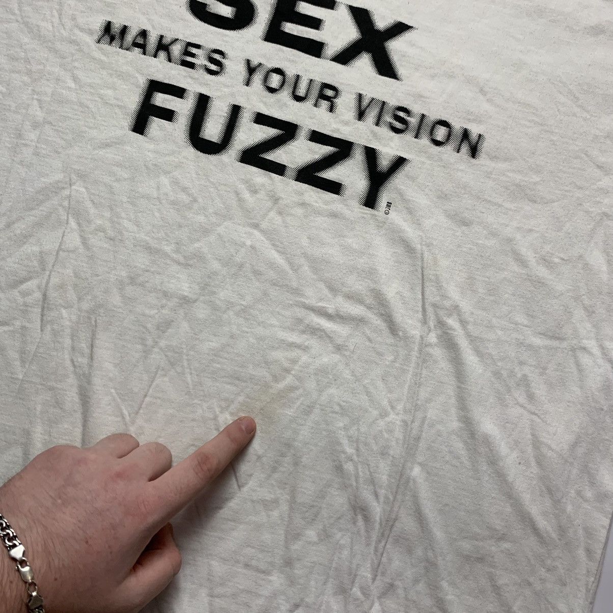 Other 90s / Too much sex makes your vision fuzzy vintage tee Size US XL / EU 56 / 4 - 3 Thumbnail