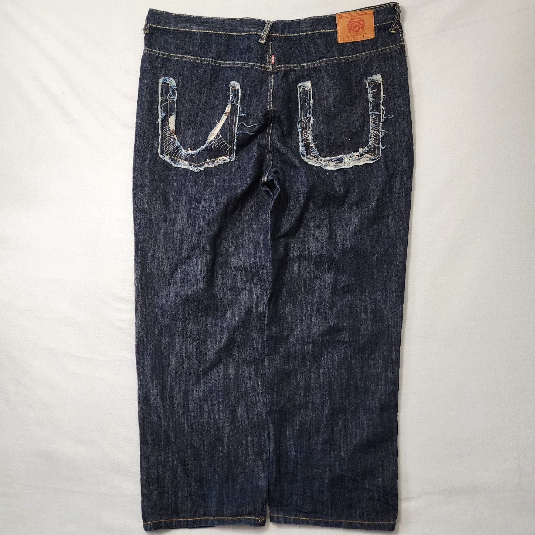 Vintage VINTAGE Red Monkey Jeans Wide-Leg Baggy 42x31 Mens Size US 42 / EU 58 - 6 Thumbnail
