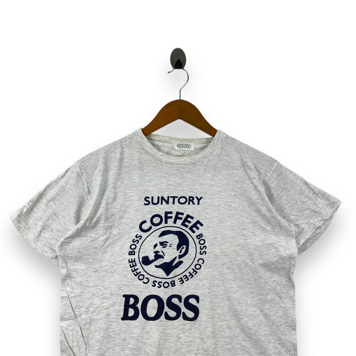 Vintage Vintage BOSS COFFEE SUNTORY Original Design Tee Shirt Top Size US M / EU 48-50 / 2 - 2 Thumbnail