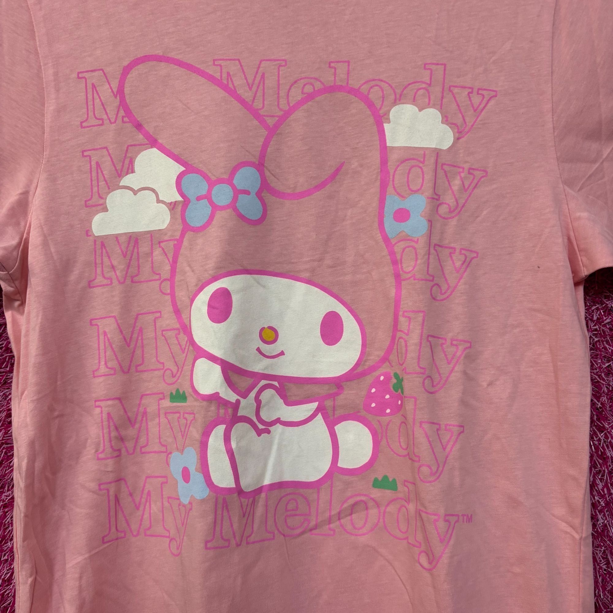 Other My Melody Kawaii Strawberry Fields Forever Sanrio T-Shirt Ex Size XS / US 0-2 / IT 36-38 - 2 Thumbnail