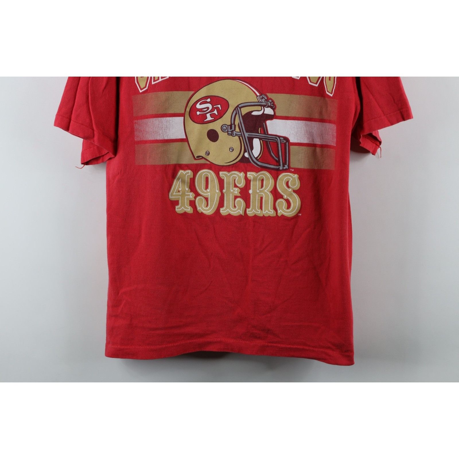 Vintage Vintage 90s Faded San Francisco 49ers Football T-Shirt Size US M / EU 48-50 / 2 - 3 Thumbnail