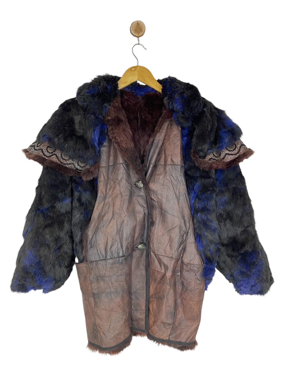 Japanese Brand × Vintage VINTAGE CLOAKS & CAPES RACCOONS FURS Size M / US 6-8 / IT 42-44 - 3 Thumbnail