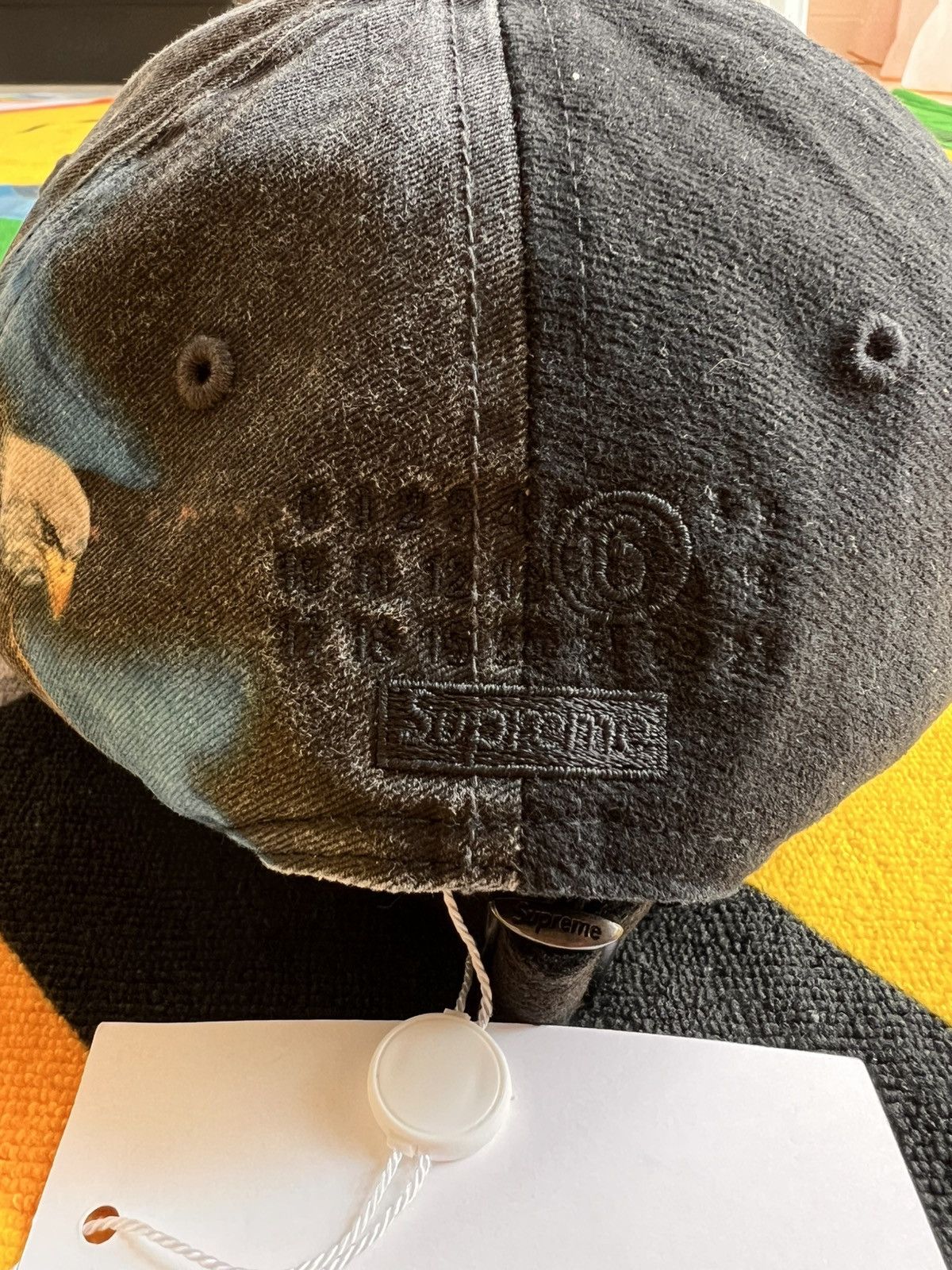 Maison Margiela × Supreme Supreme x MM6 Maison Margiela Split 6-Panel Cap Black 2026 Size ONE SIZE - 7 Thumbnail