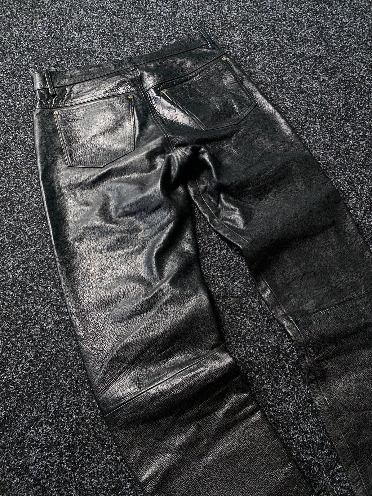 Leather Difi Leather Moto Biker Racing Pants Opium y2k Size US 33 - 16 Thumbnail