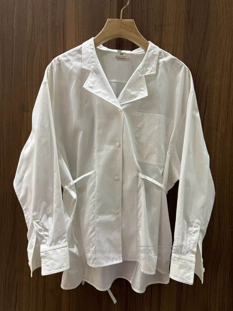 Hermes Hermes White women's shirt Size M / US 6-8 / IT 42-44 - 1 Thumbnail