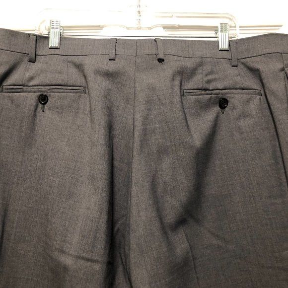 Ralph Lauren Ralph Lauren men's gray wool dress pants size: 42/30 Size 42R - 3 Thumbnail
