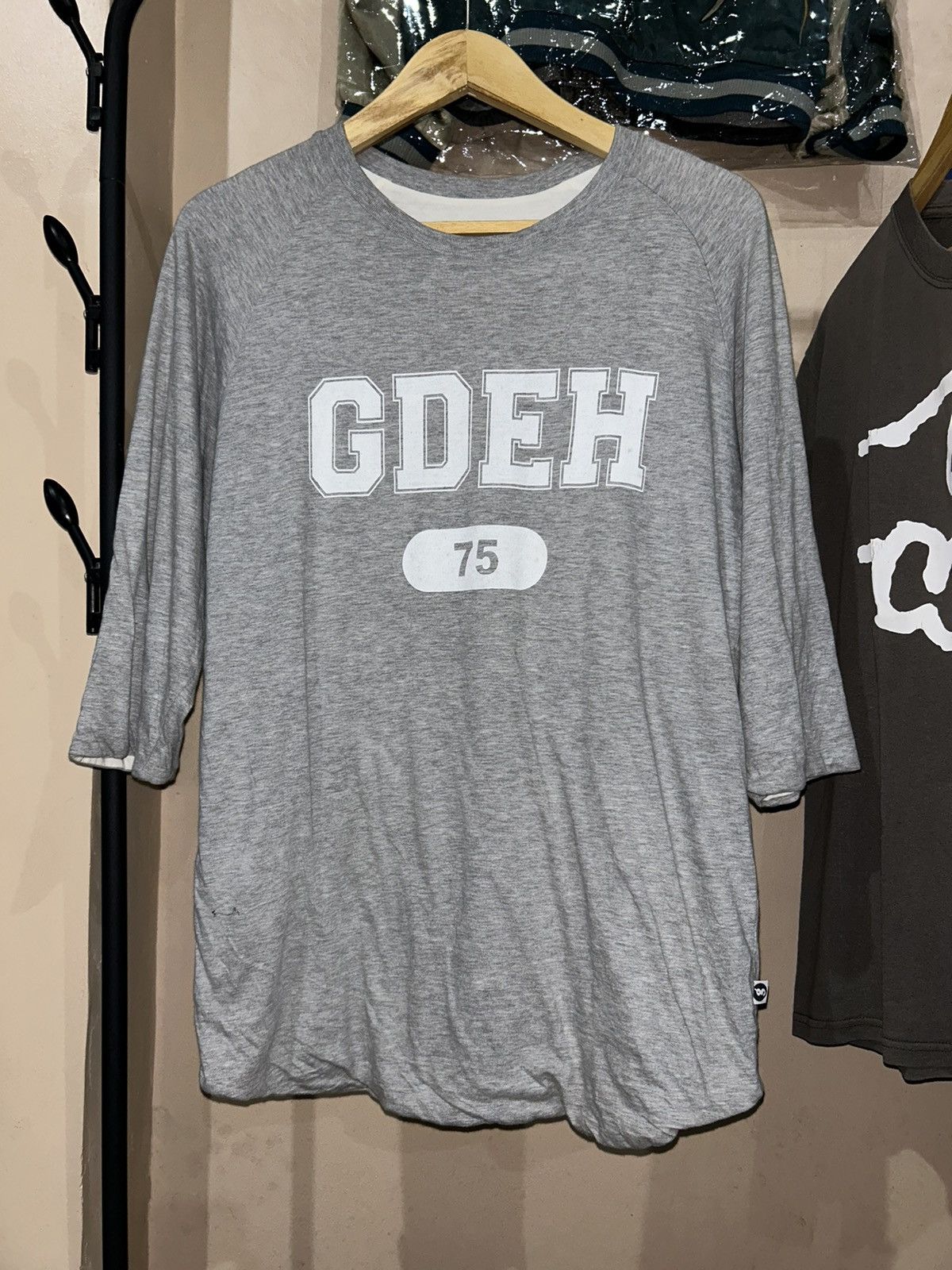image of Feat Good Enough Reversible T-Shirt in Grey/White, Men's (Size Medium)