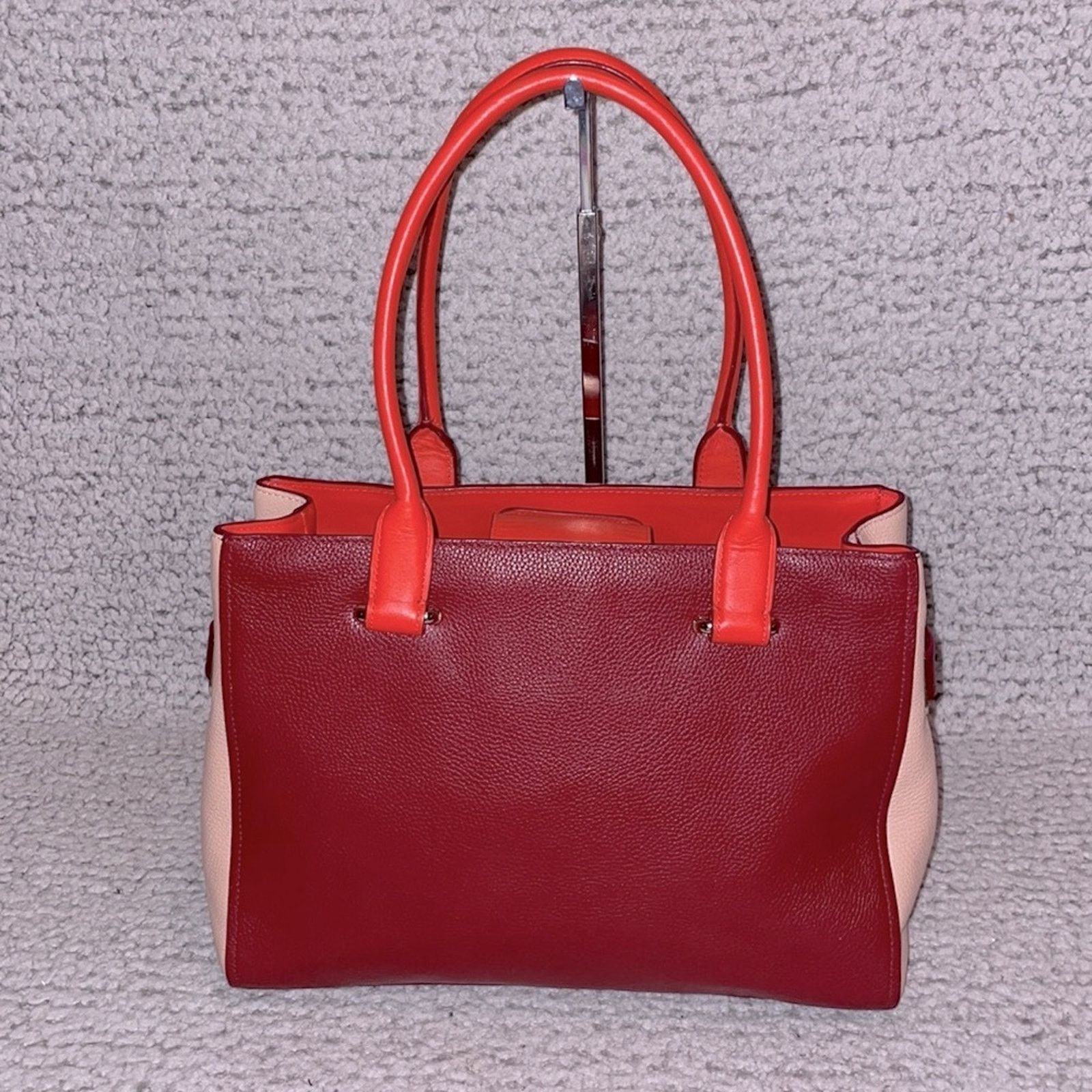 Coach Coach Swagger Carryall Colorblock Pebble Leather Tote Size ONE SIZE - 3 Thumbnail