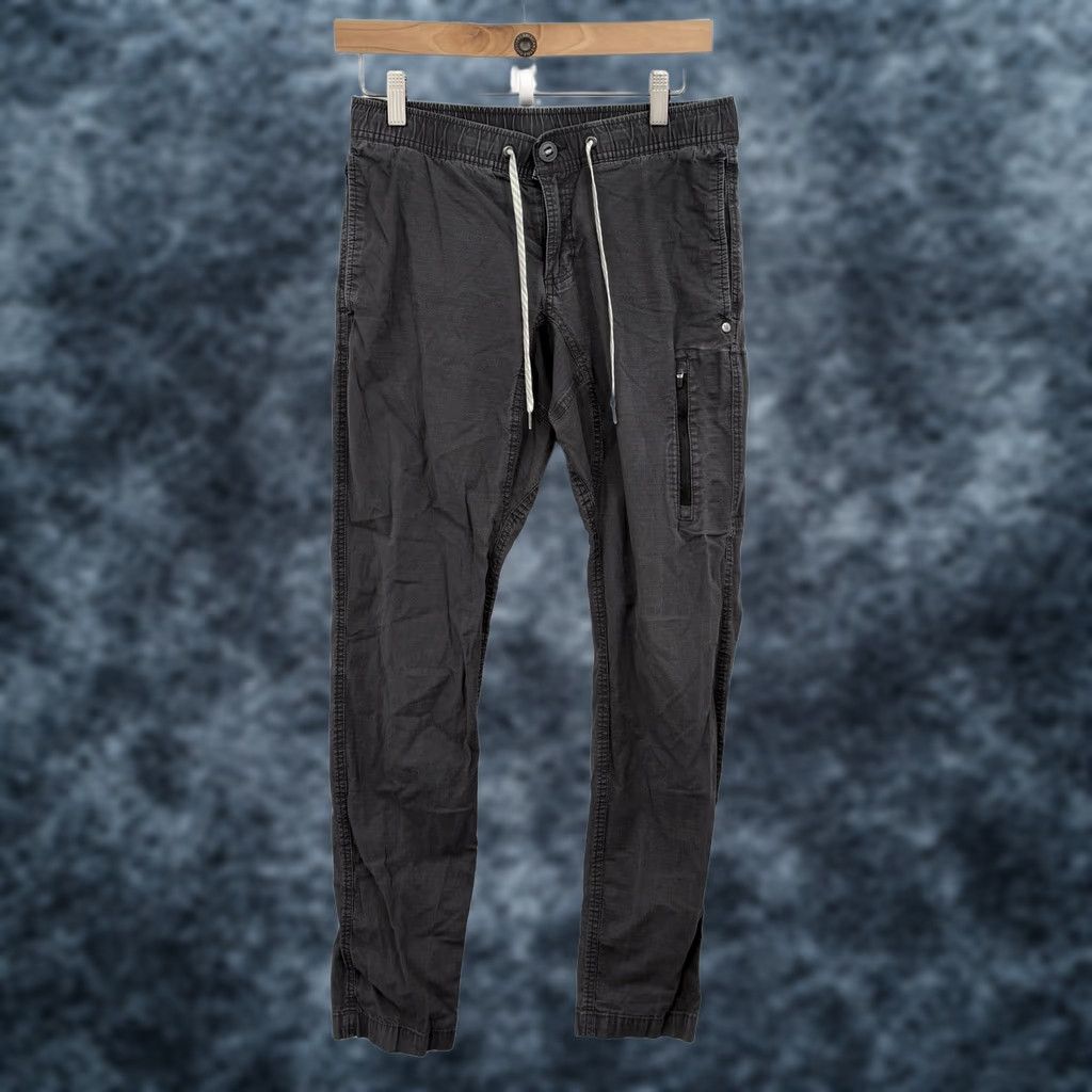 Vuori Vuori Ripstop Pant Men Small Performance Hiking Comfort Climber Slim Stretch Pants Athletic Regular Inseam 30 in Gray Size US 29 - 1 Thumbnail