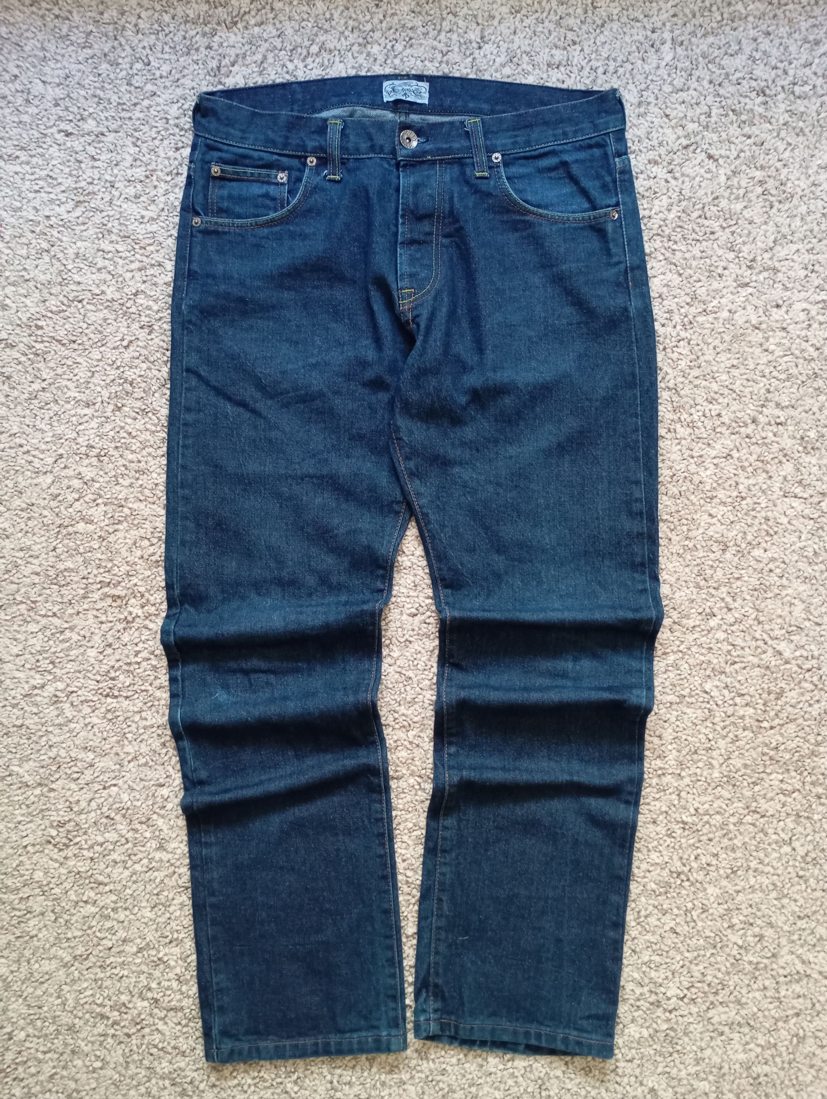 Japanese Brand Streetwear Japanese jeans with embroidered dragon like evisu Size US 28 / EU 44 - 8 Thumbnail