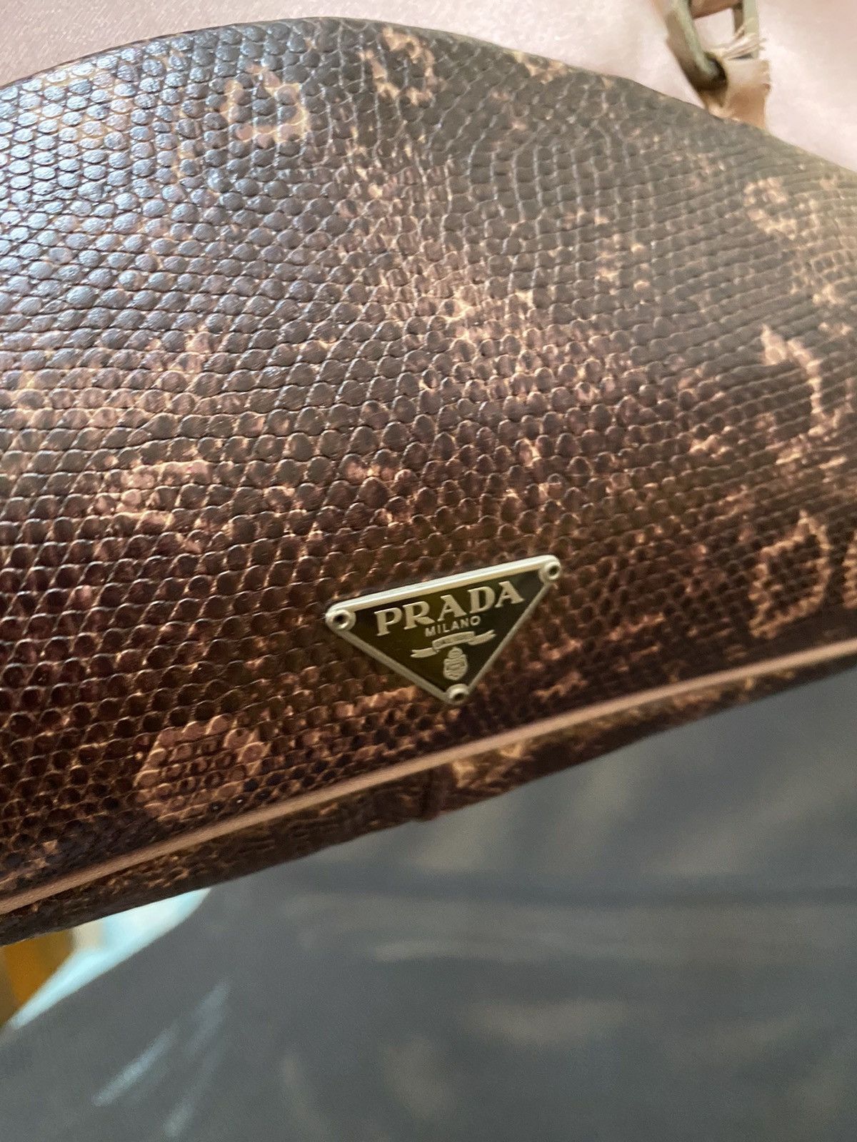 Prada Prada phyton hobo bag Size ONE SIZE - 9 Thumbnail