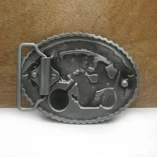 Japanese Brand retro wolf biker belt buckle ( no belt ) Size ONE SIZE - 2 Thumbnail
