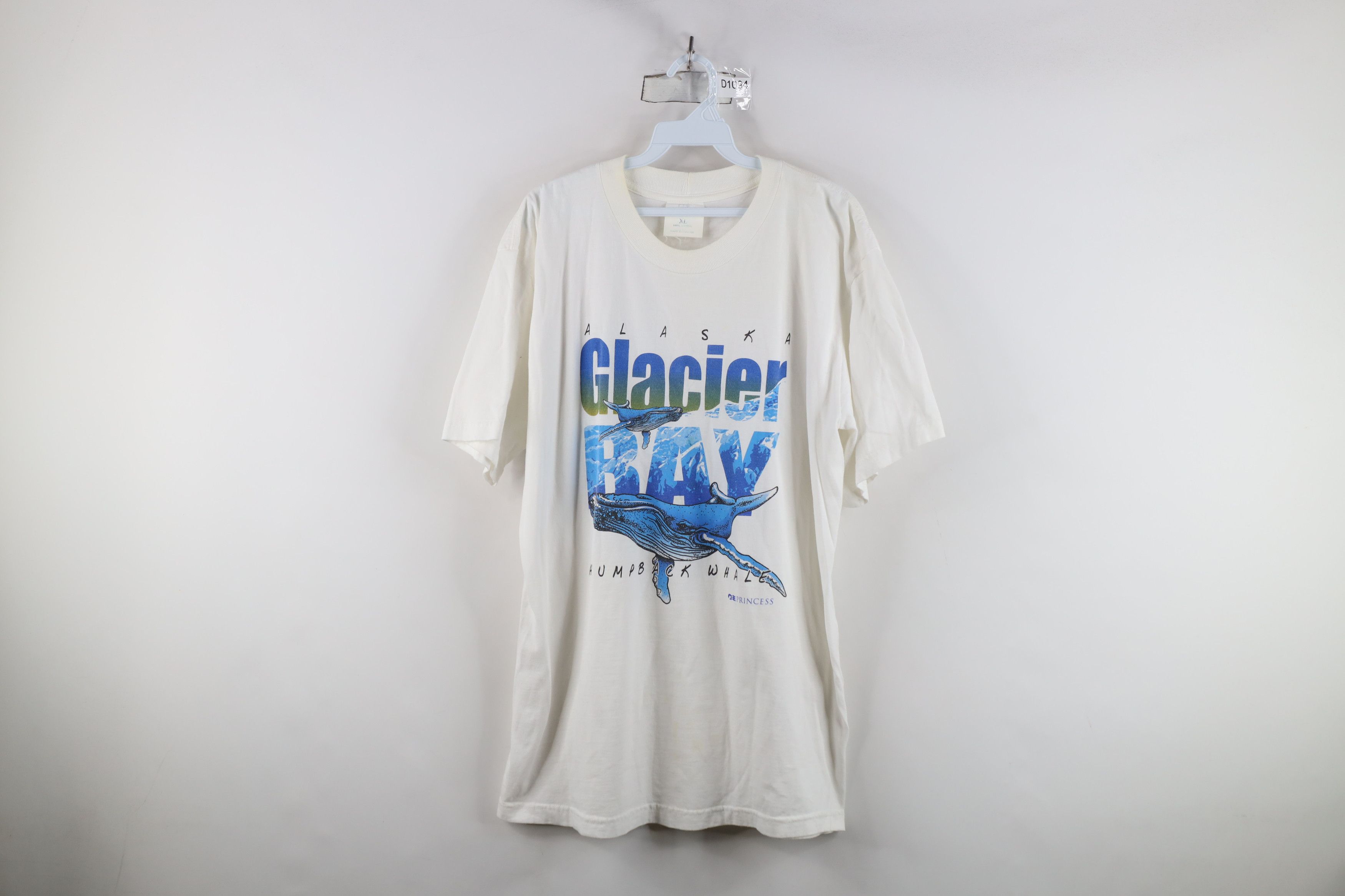 Vintage Vintage 90s Streetwear Glacier Humpback Whale T-Shirt White Size US XL / EU 56 / 4 - 1 Thumbnail