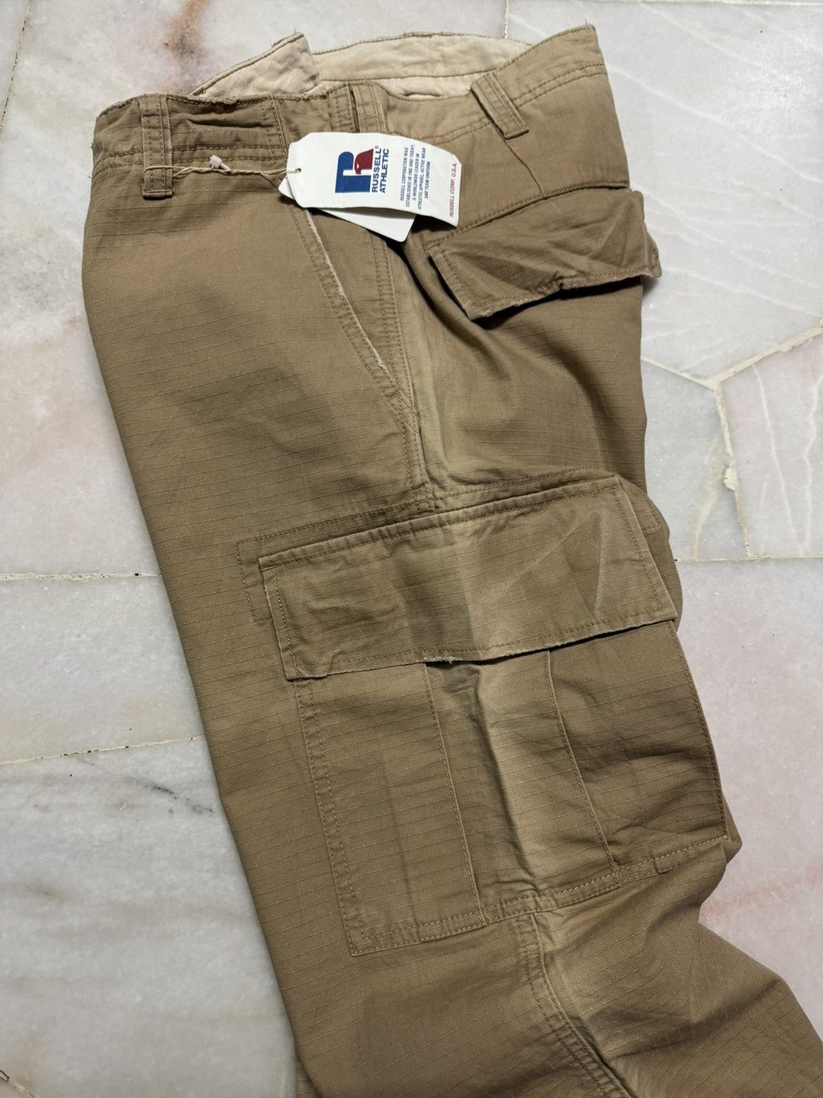 Russell Athletic 💥Nice Faded Y2K Russell Athletic Sportwear Cargo With Tag Size US 31 - 18 Thumbnail