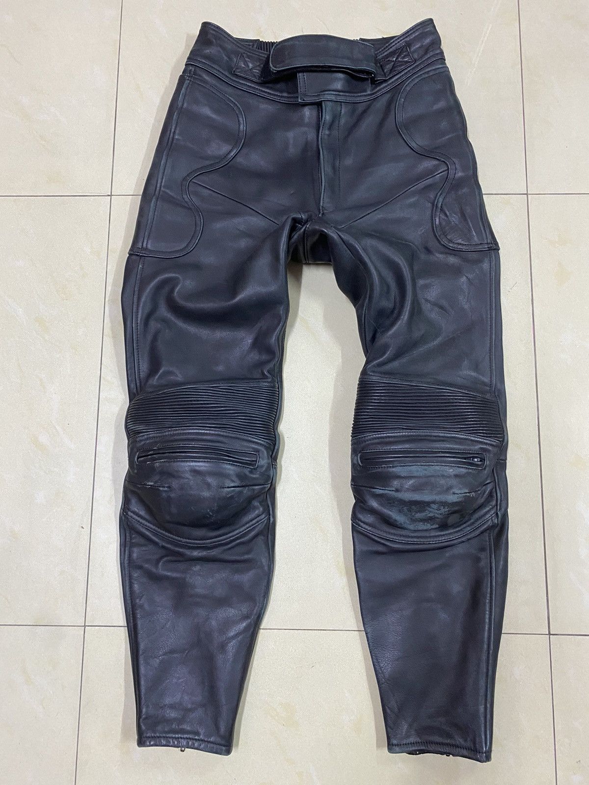 Leather Vintage Nankai Japan Racing Leather Pants Size US 30 / EU 46 - 1 Thumbnail