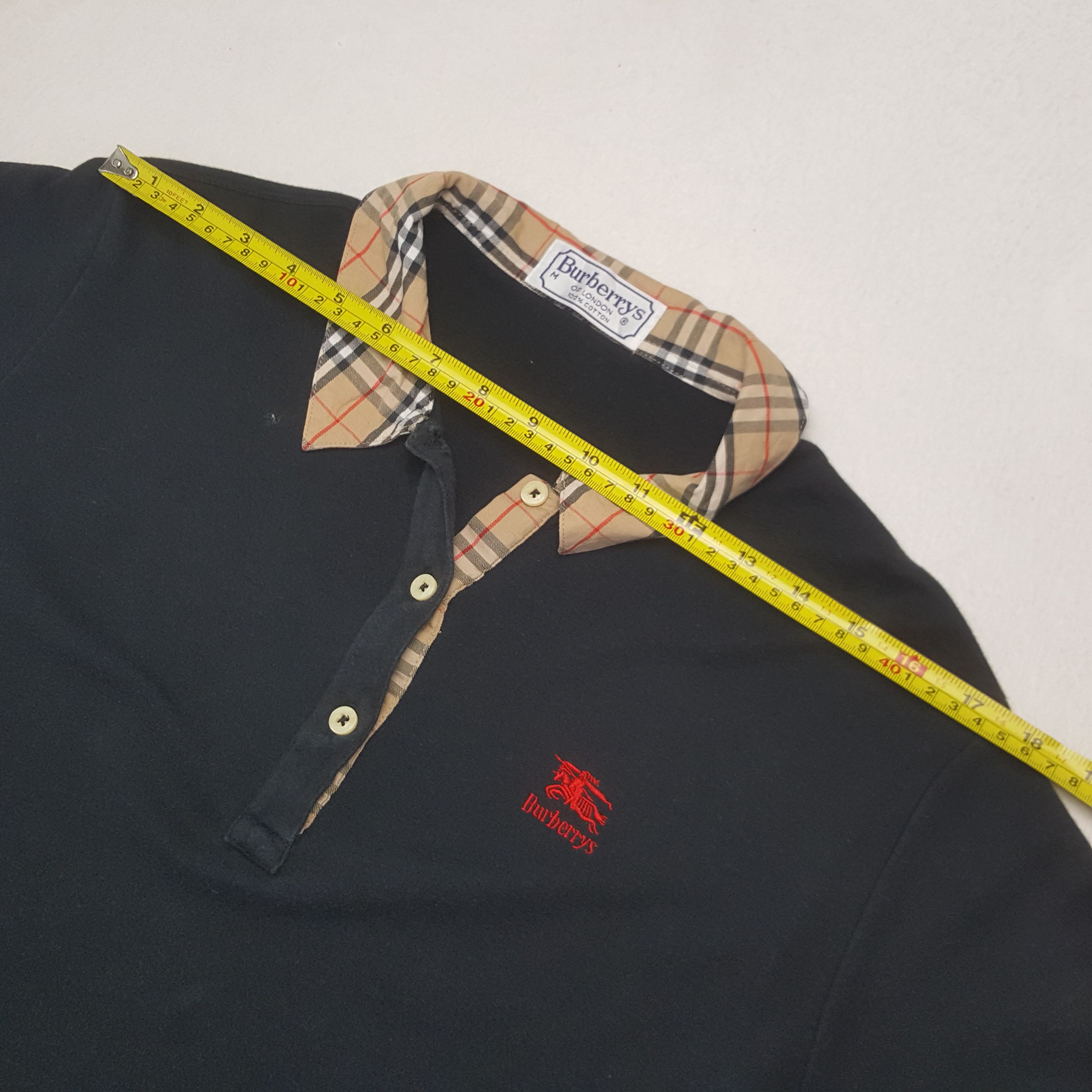 Burberry Vintage Burberry Nova Check Designer Polos C299N41 Size US M / EU 48-50 / 2 - 5 Thumbnail