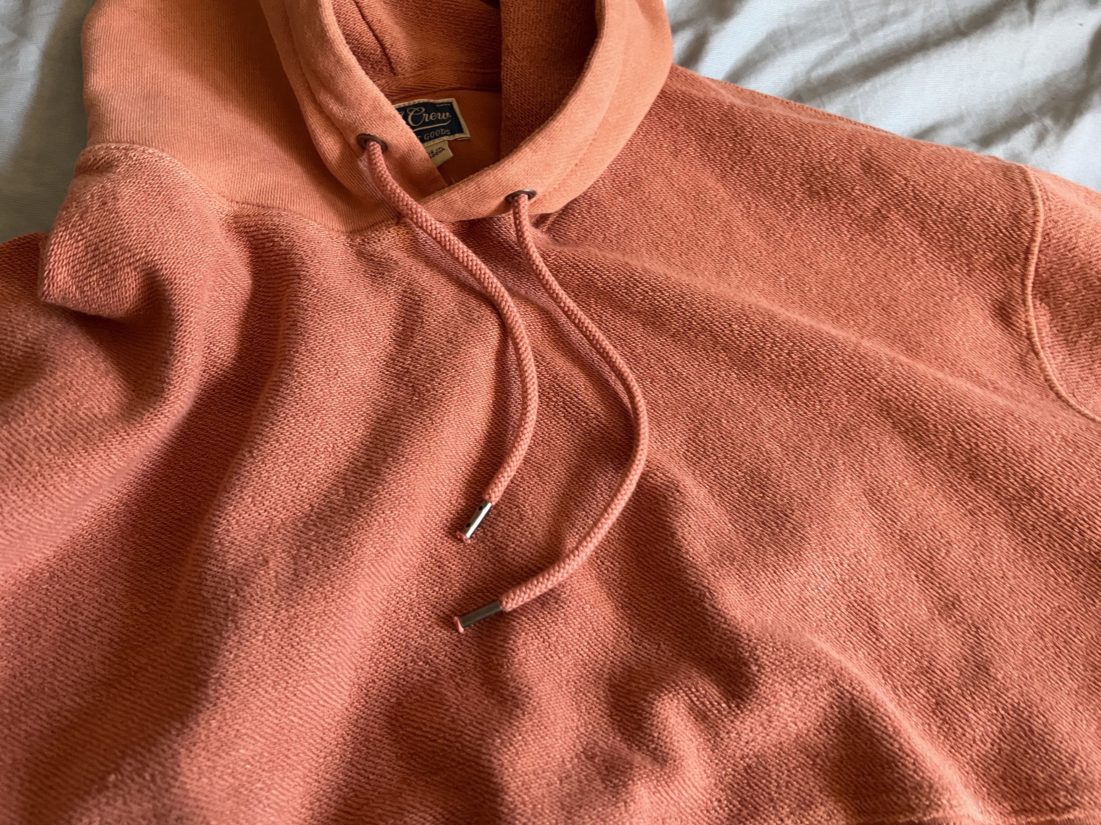 J.Crew J. Crew french terry hoodie orange medium $85 Size US M / EU 48-50 / 2 - 3 Thumbnail