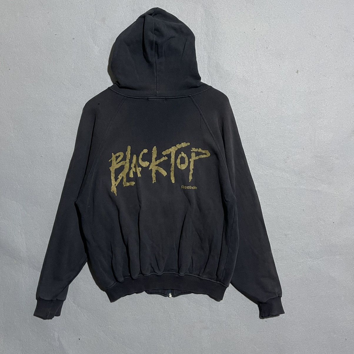Reebok Vintage 1990s Reebok Blacktop Hoodie Size US L / EU 52-54 / 3 - 1 Thumbnail