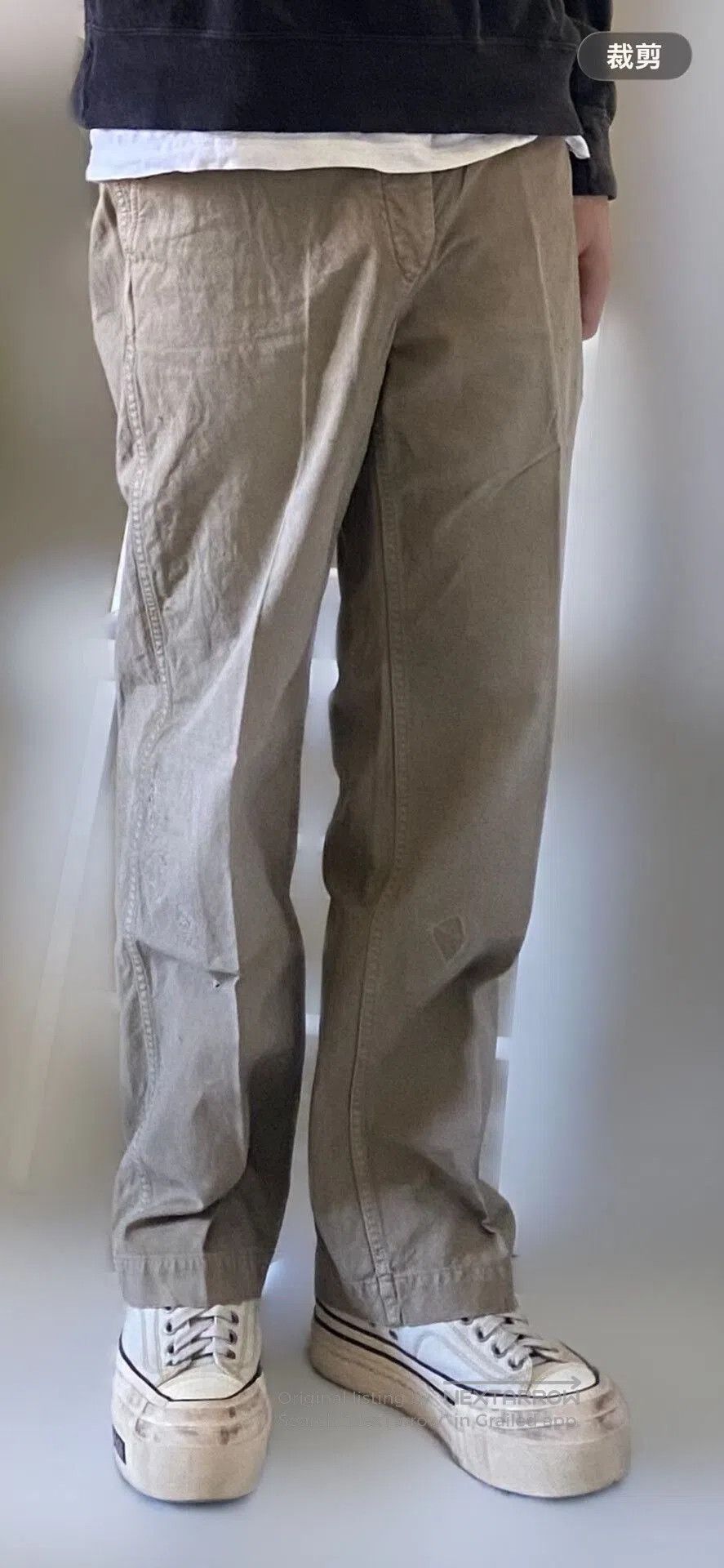 Visvim VISVIM Wide Chino Pants Crash. Size US 26 / EU 42 - 1 Thumbnail