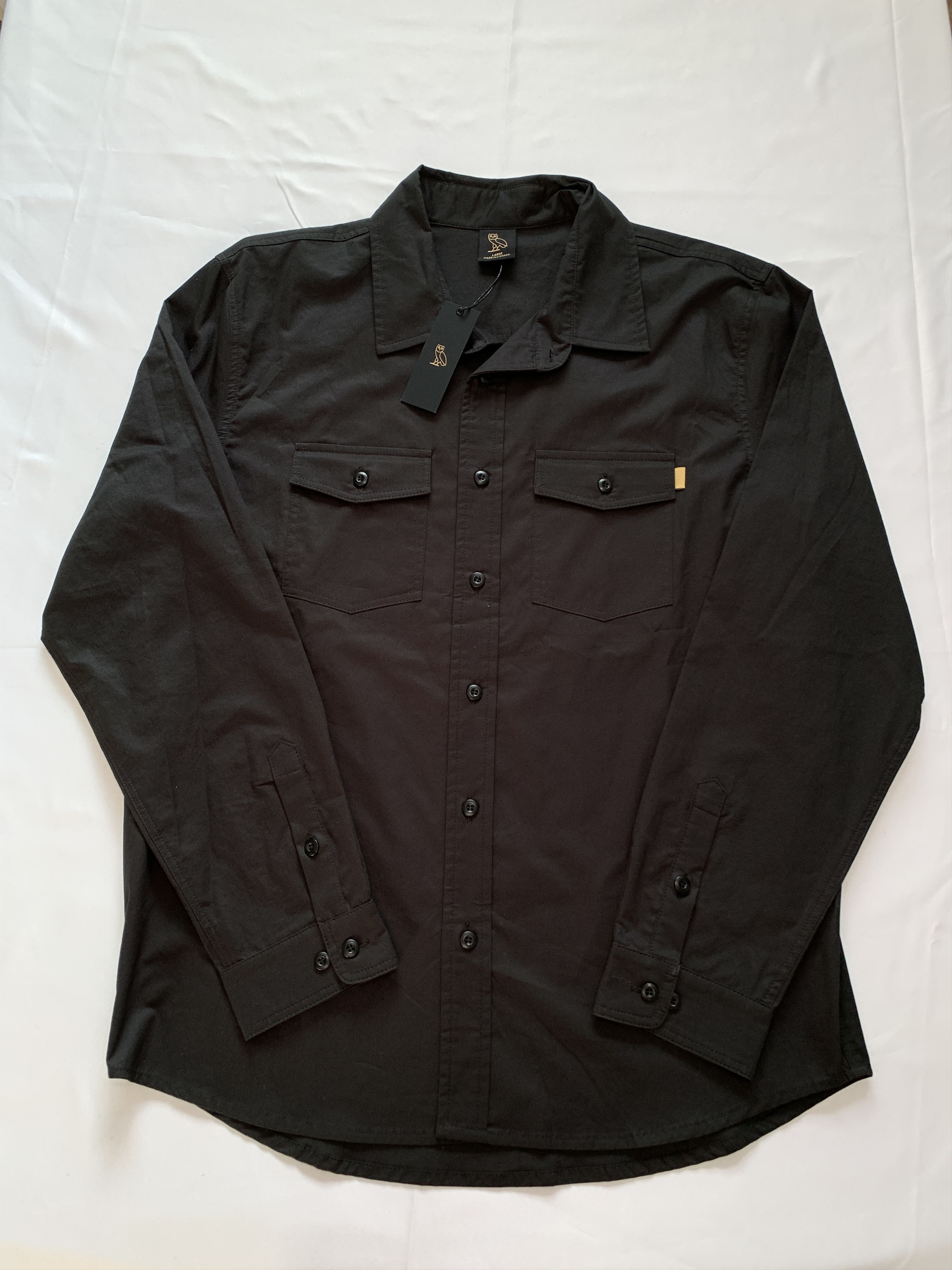 Drake OVO BLACK FLANNEL COAT Size US L / EU 52-54 / 3 - 3 Thumbnail