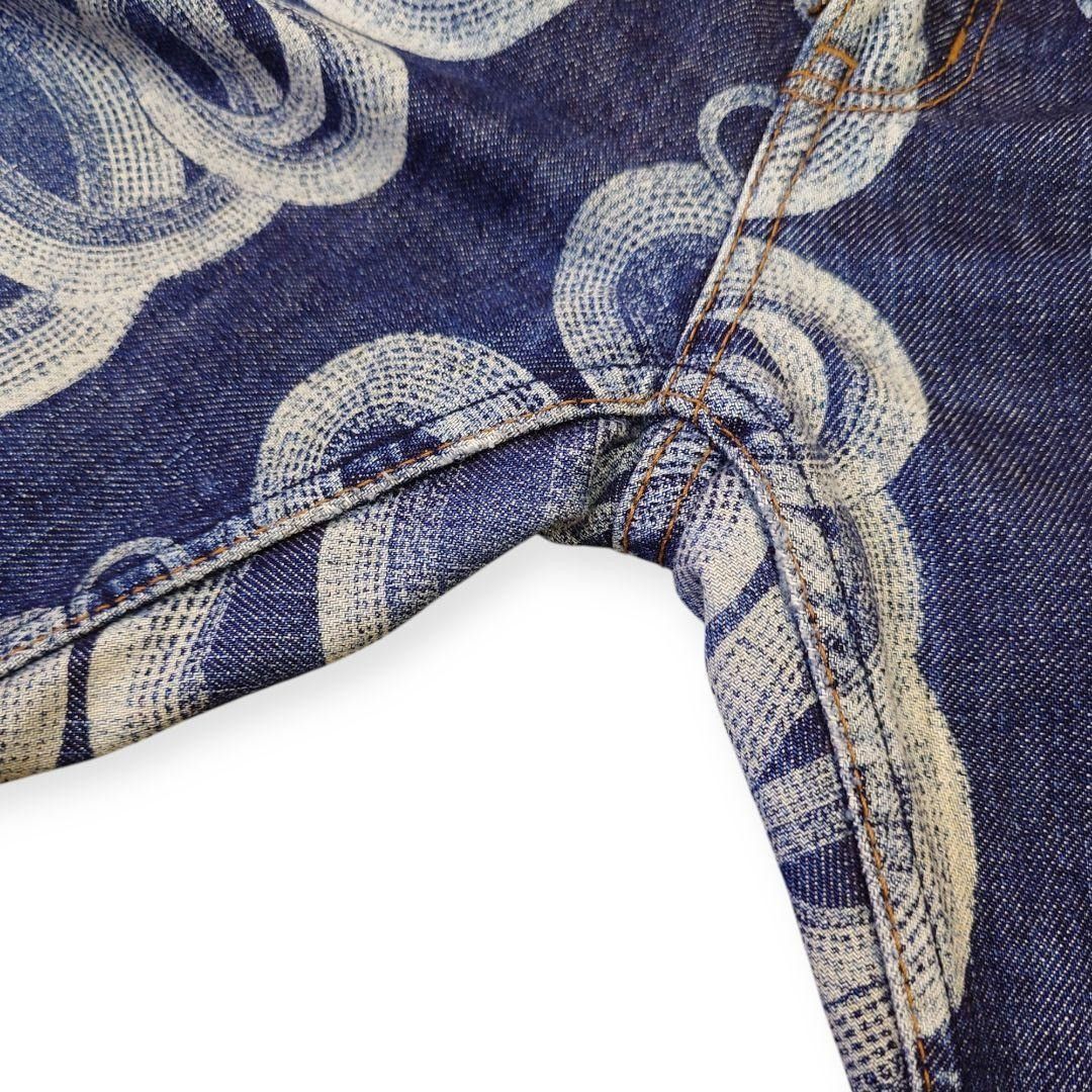 Hysteric Glamour HYSTERICS 90s Snake Python Vintage Cotton Denim Blue US 28 Size 28" / US 6 / IT 42 - 11 Thumbnail