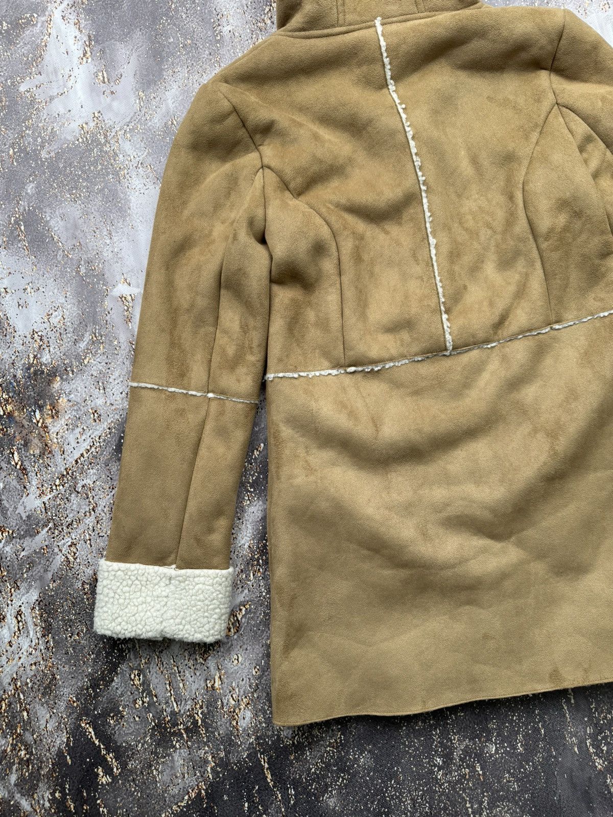 Japanese Brand Vintage Faux Sheepskin Hoodie Coat Size S / US 4 / IT 40 - 11 Thumbnail