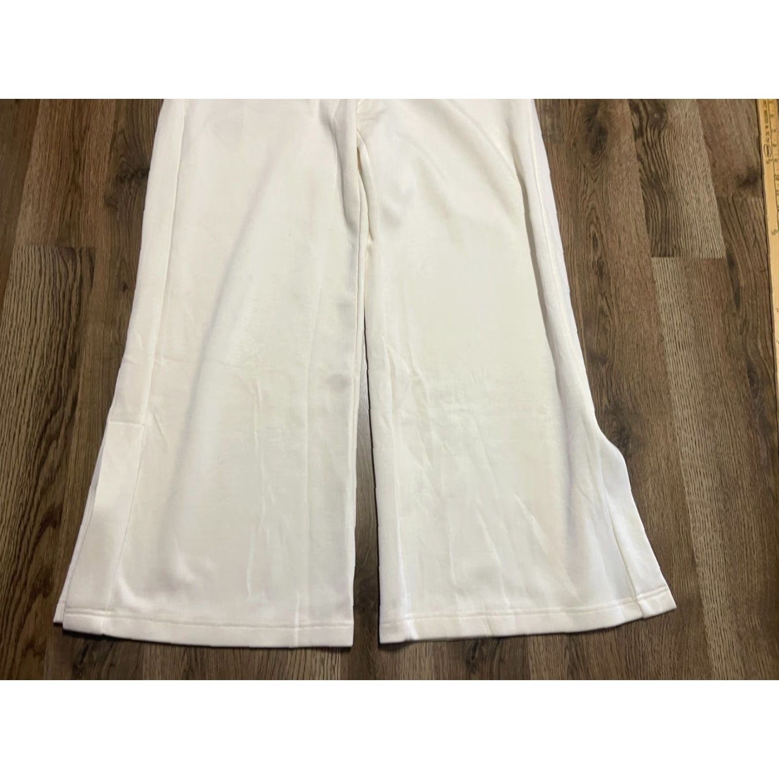 Vintage 89th & Madison Pants Women Sweatpants, Size M, White, Elastic Waist, Casual, Regular Fit, Inseam 28 in, 89th & Madison Size 32" / US 10 / IT 46 - 3 Thumbnail
