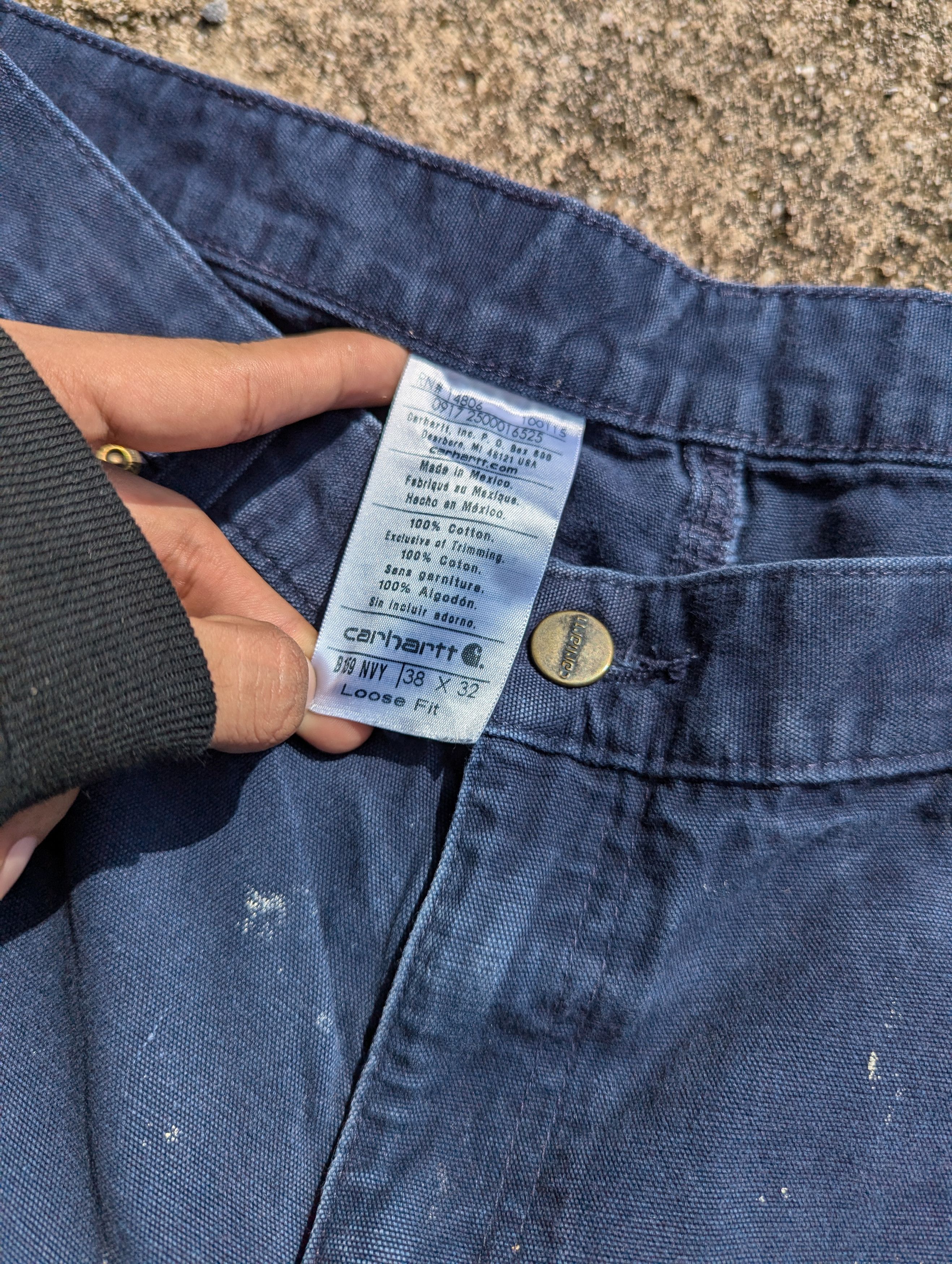 Carhartt Vintage Carhartt Carpenter Pants Distressed paint splatter Size US 36 / EU 52 - 6 Thumbnail