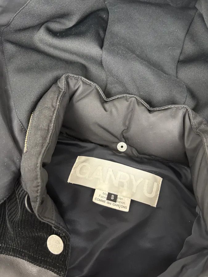 Comme des Garcons AW2013 Comme des Garçons Ganryu Black Leather Hooded Puffer Nylon Jacket Size US S / EU 44-46 / 1 - 12 Thumbnail