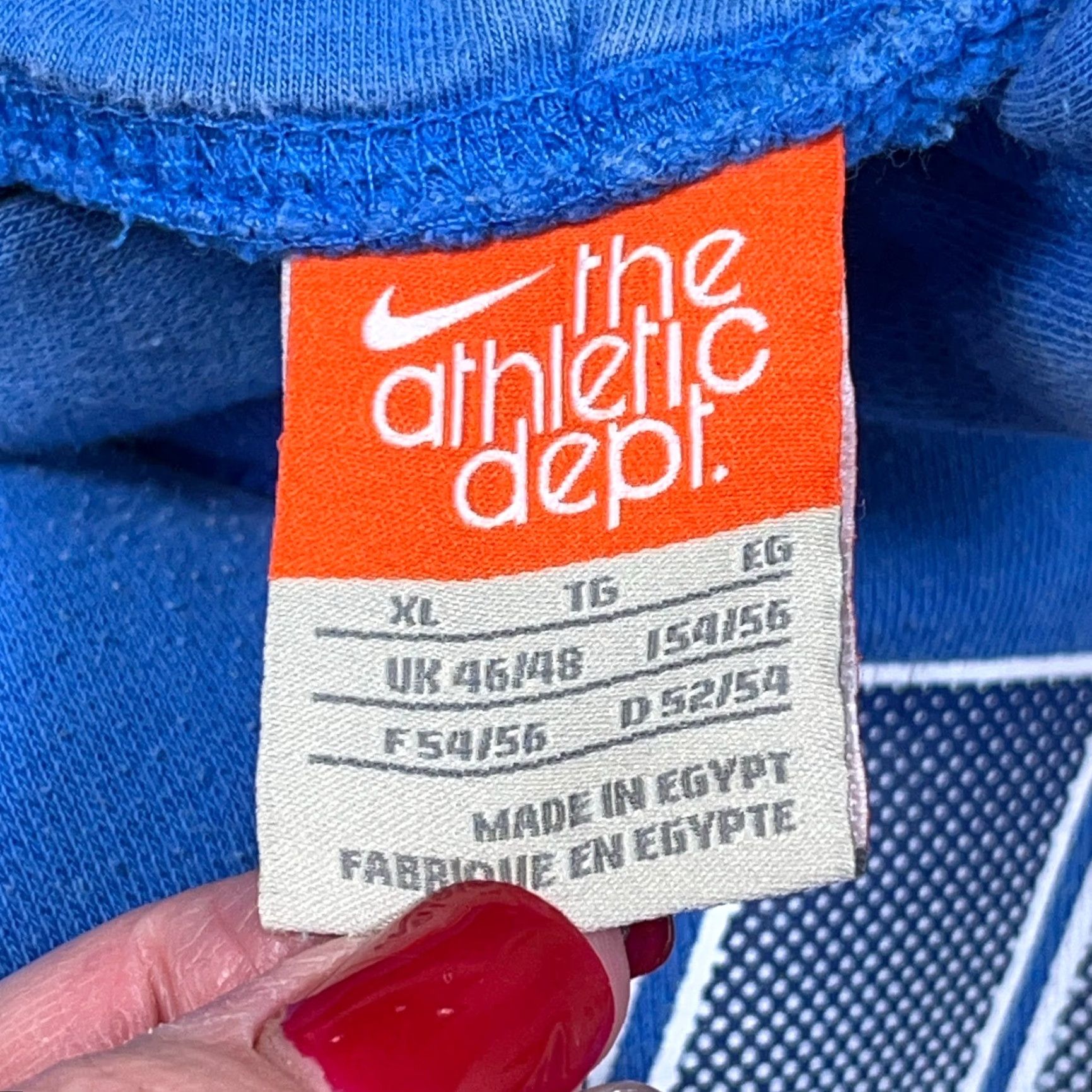 Nike VINTAGE Nike Hoodie Men XL Blue Sweatshirt 2000s Grunge Swoosh Logo Logo 90s Classic Hipster Retro Grunge Mens XL Blue Nike Sportswear Hoodie Size US XL / EU 56 / 4 - 3 Thumbnail