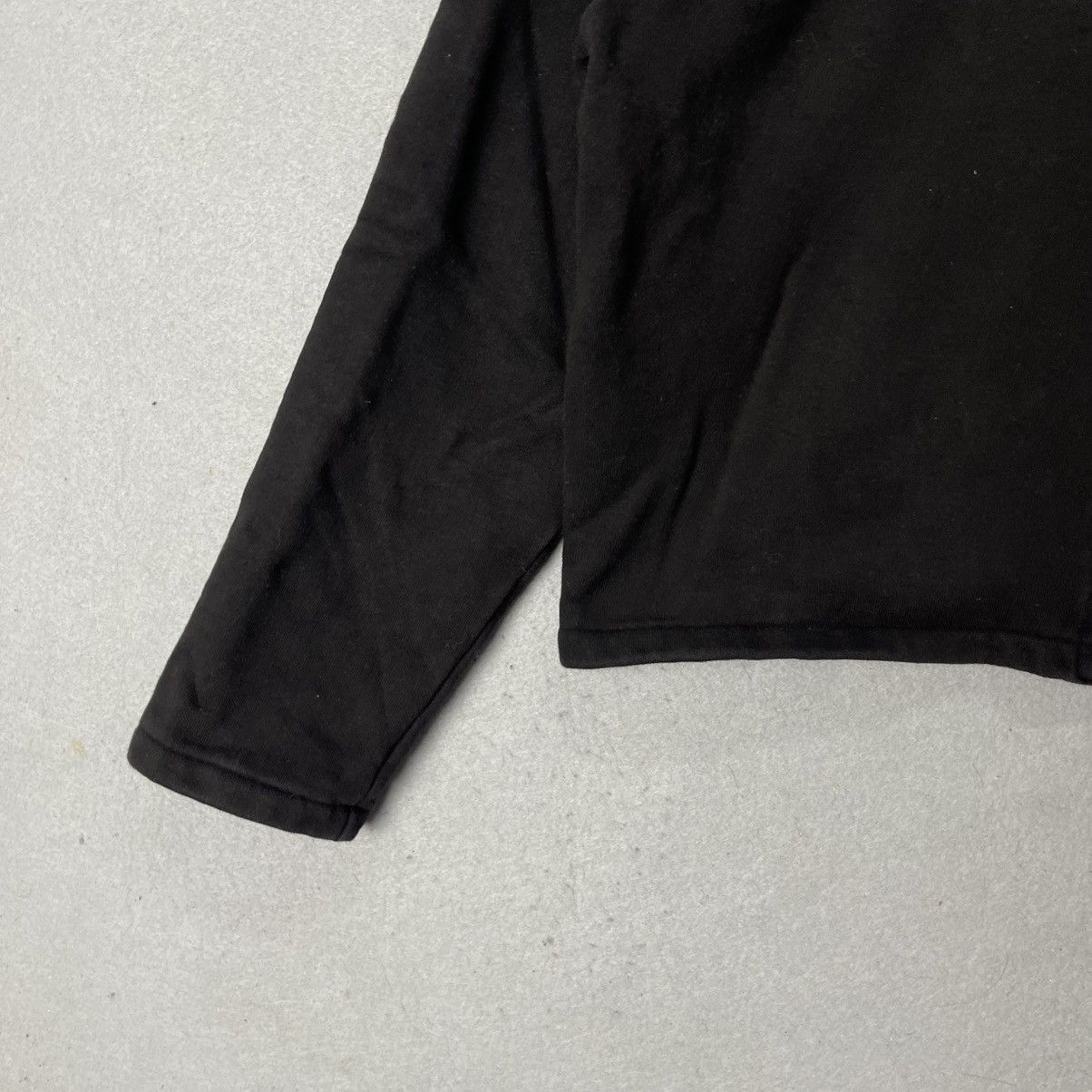 agnes b. Vintage Agnes b. Snap Button Cropped Cardigan Jacket Black Size M / US 6-8 / IT 42-44 - 4 Thumbnail