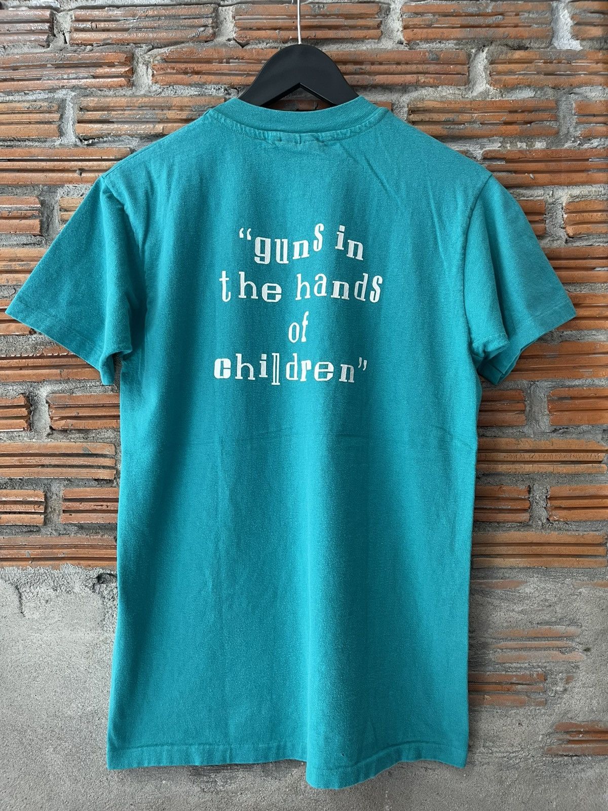 DNA "Guns in the Hands of Children" Unique 1990 FHL Lab tee Size US M / EU 48-50 / 2 - 9 Thumbnail