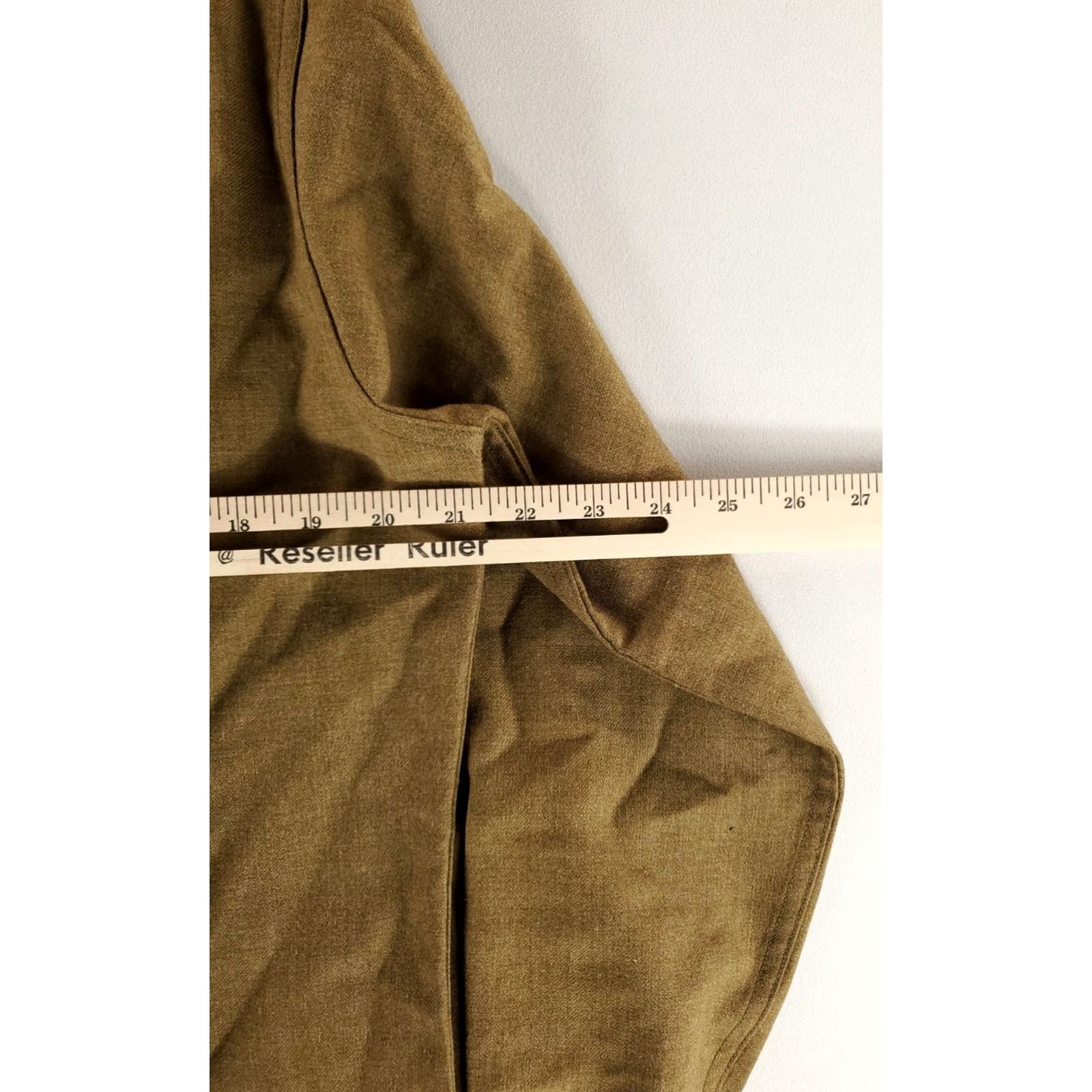 Vintage VINTAGE US Army M43 Wool Field Shirt Gusseted Brown Mens M 15/32 Long Sleeve Shirt Size US M / EU 48-50 / 2 - 7 Thumbnail