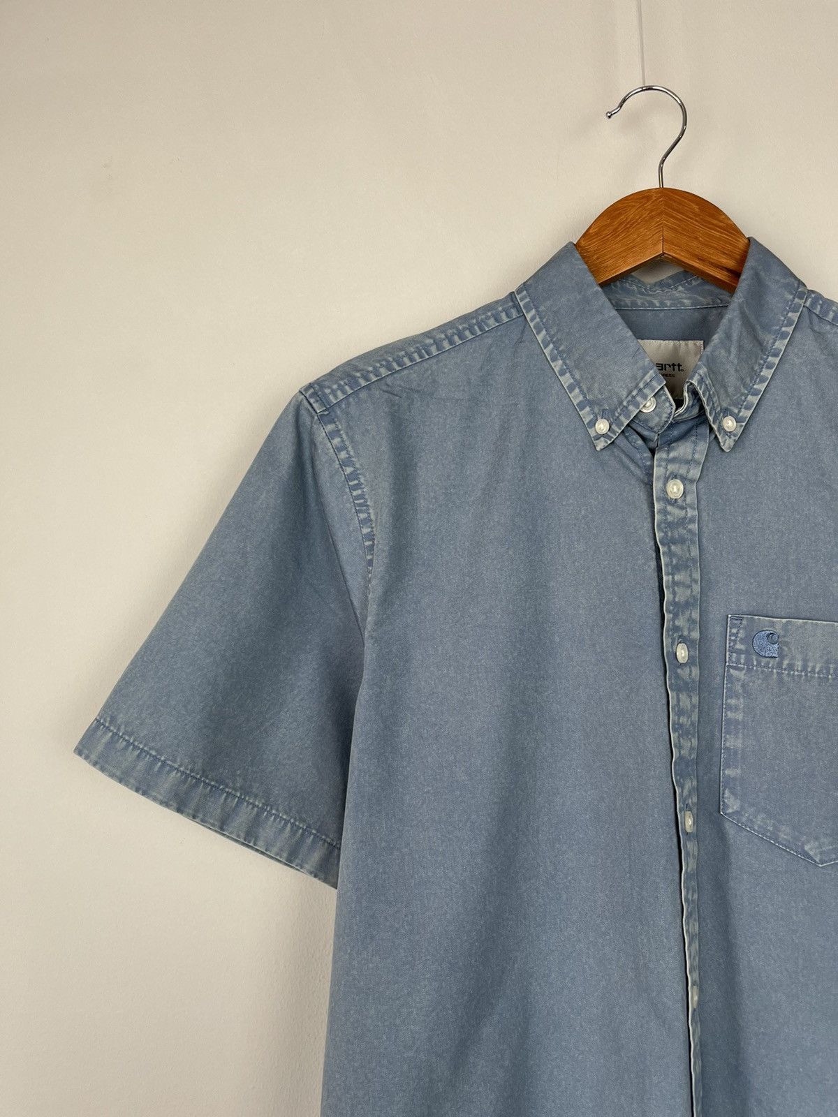 Carhartt × Carhartt Wip Carhartt Wip Logo Dyed Shirt Size US S / EU 44-46 / 1 - 2 Thumbnail