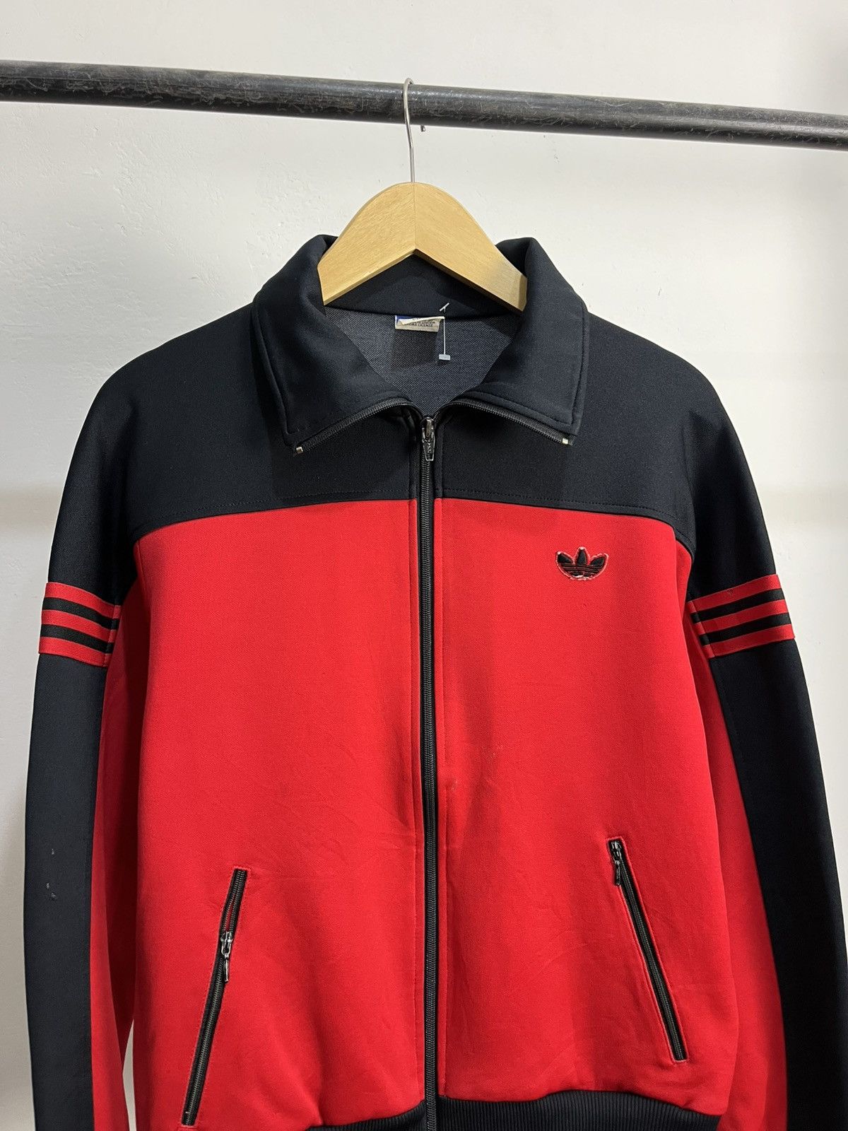 【90s】DESCENTE adidas track jacket Vintage 90s Trefoil Adidas X Descente Track Jacket Boxy