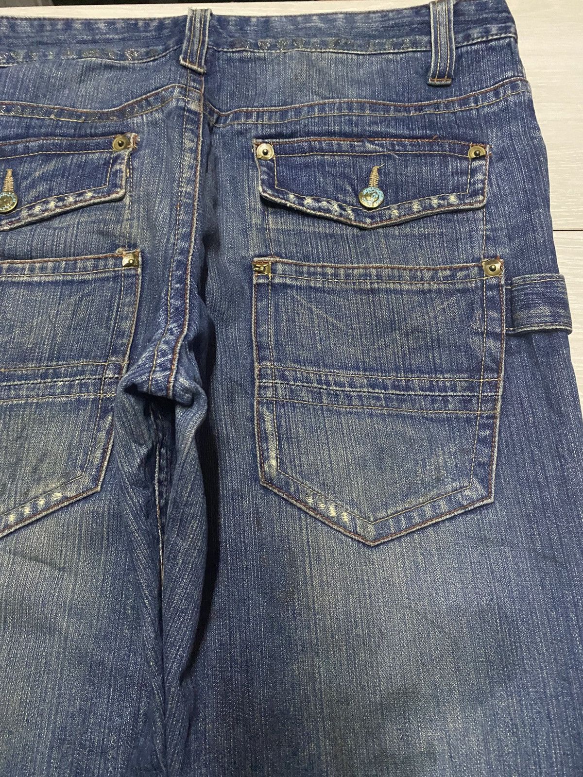 Raw State Raw Limited Edition Denim Distressed Slim Fit Jeans Size US 35 - 10 Thumbnail