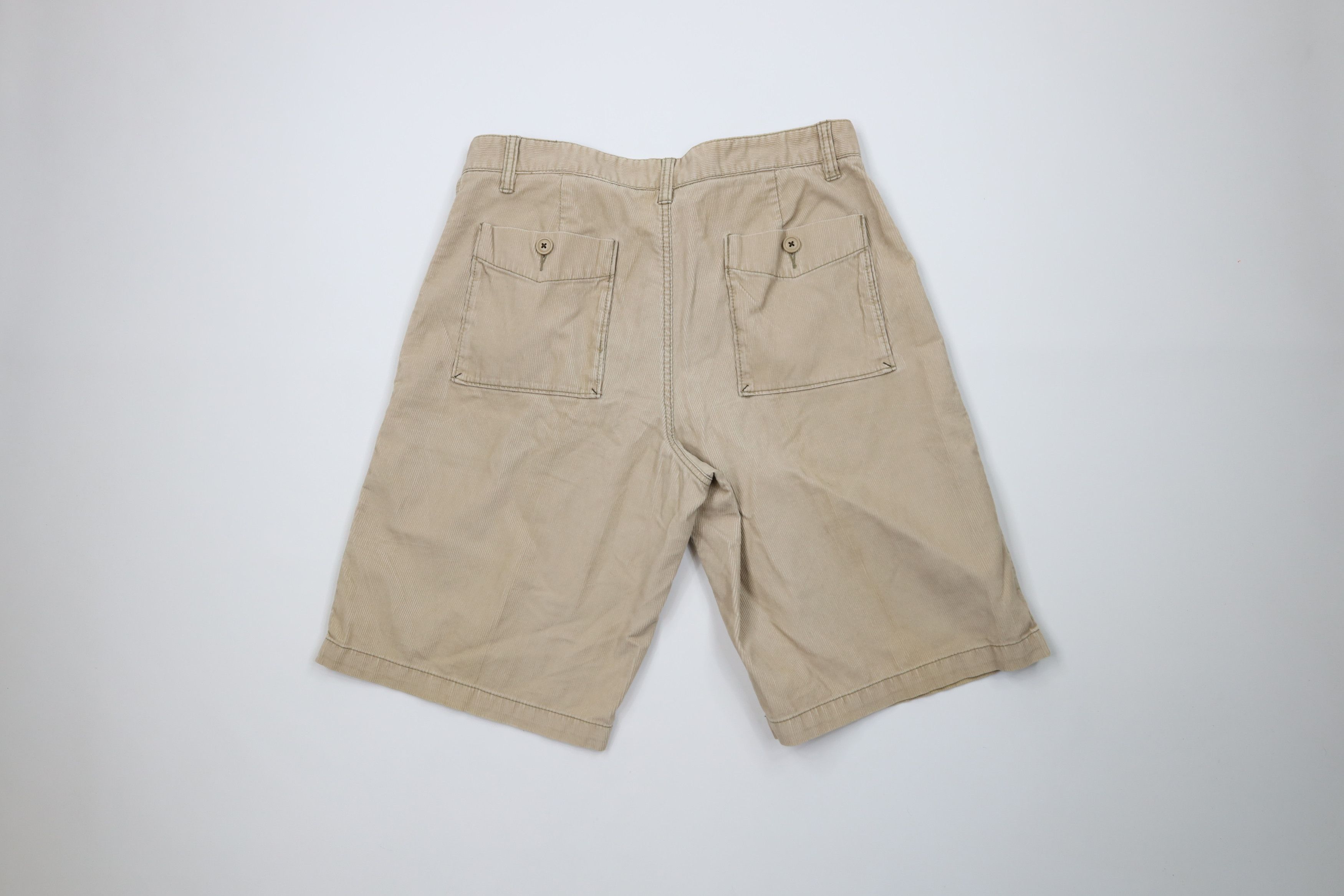 Vintage Vintage 90s Y2K Streetwear Baggy Big Pocket Corduroy Shorts Size US 34 / EU 50 - 10 Thumbnail