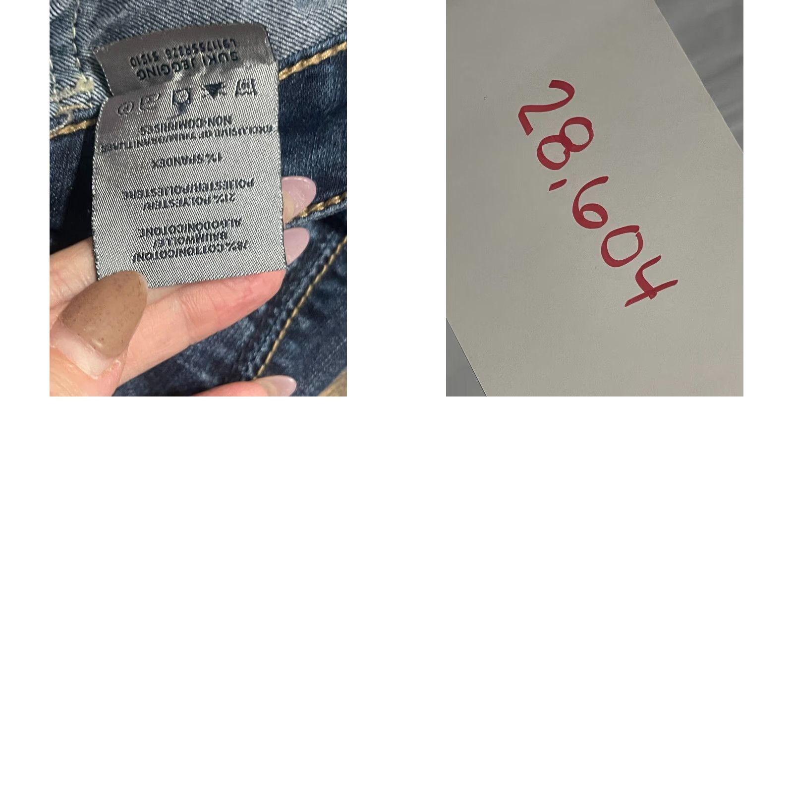Silver Jeans Co. VINTAGE? Silver Jeans Women’s SUKI Jegging Denim Pockets Blue 29/31 Jeans Size 29" - 8 Thumbnail