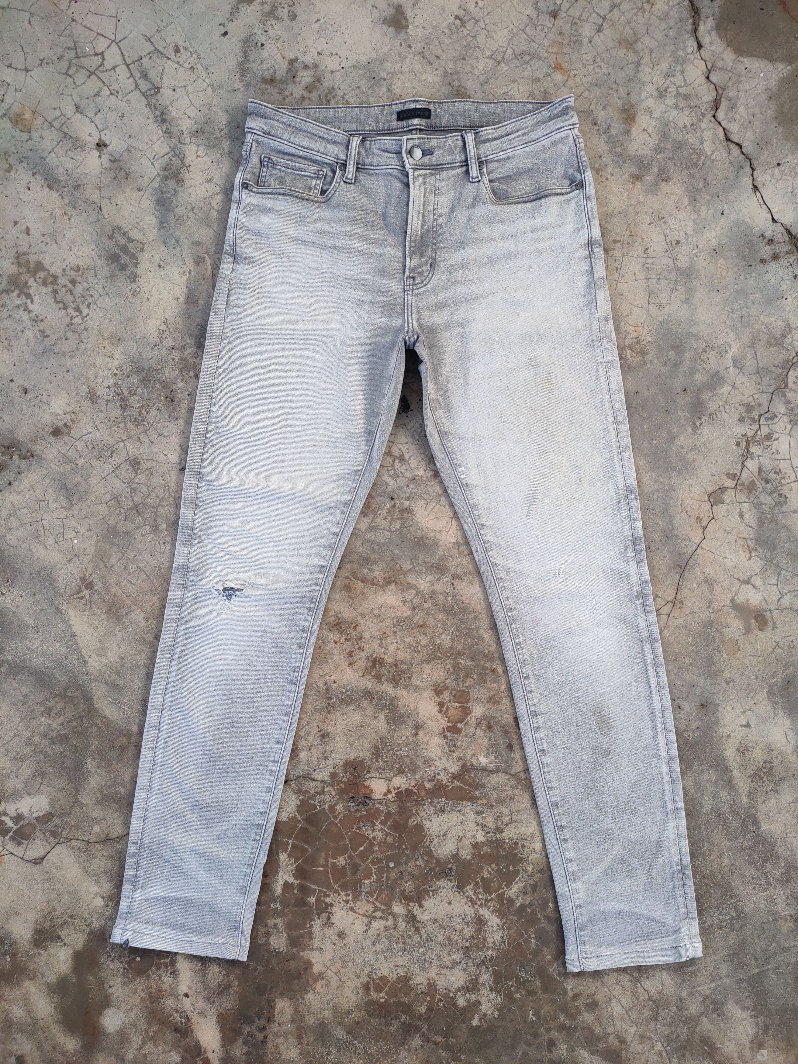 Japanese Brand Vintage skinny japanese faded jean denim pants Size US 33 - 2 Thumbnail
