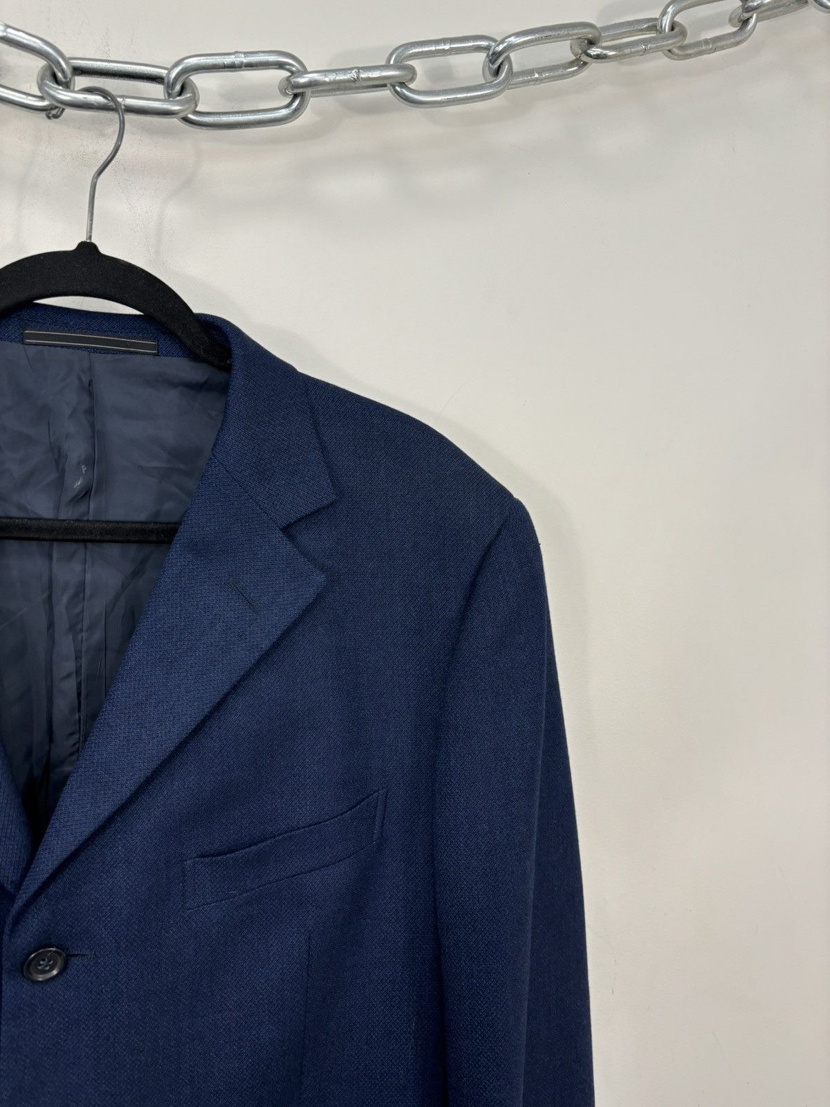 Ermenegildo Zegna Ermenegildo Zegna Soft Blue 3-Buttons Wool Blazer Jacket Size 44R - 6 Thumbnail