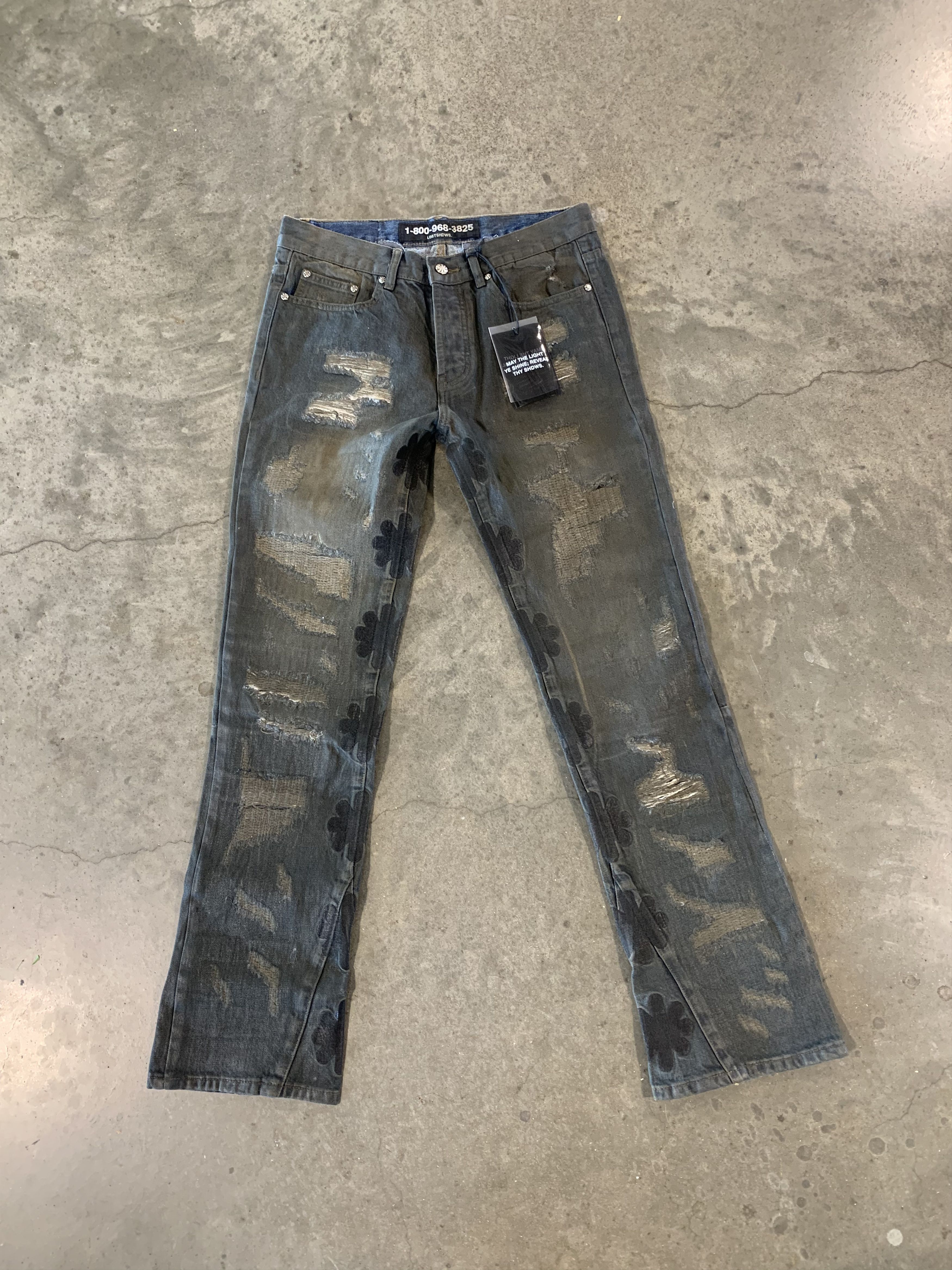 LOSTSHDWS Lostshdws Dstry Denim Size US 32 / EU 48 - 1 Thumbnail