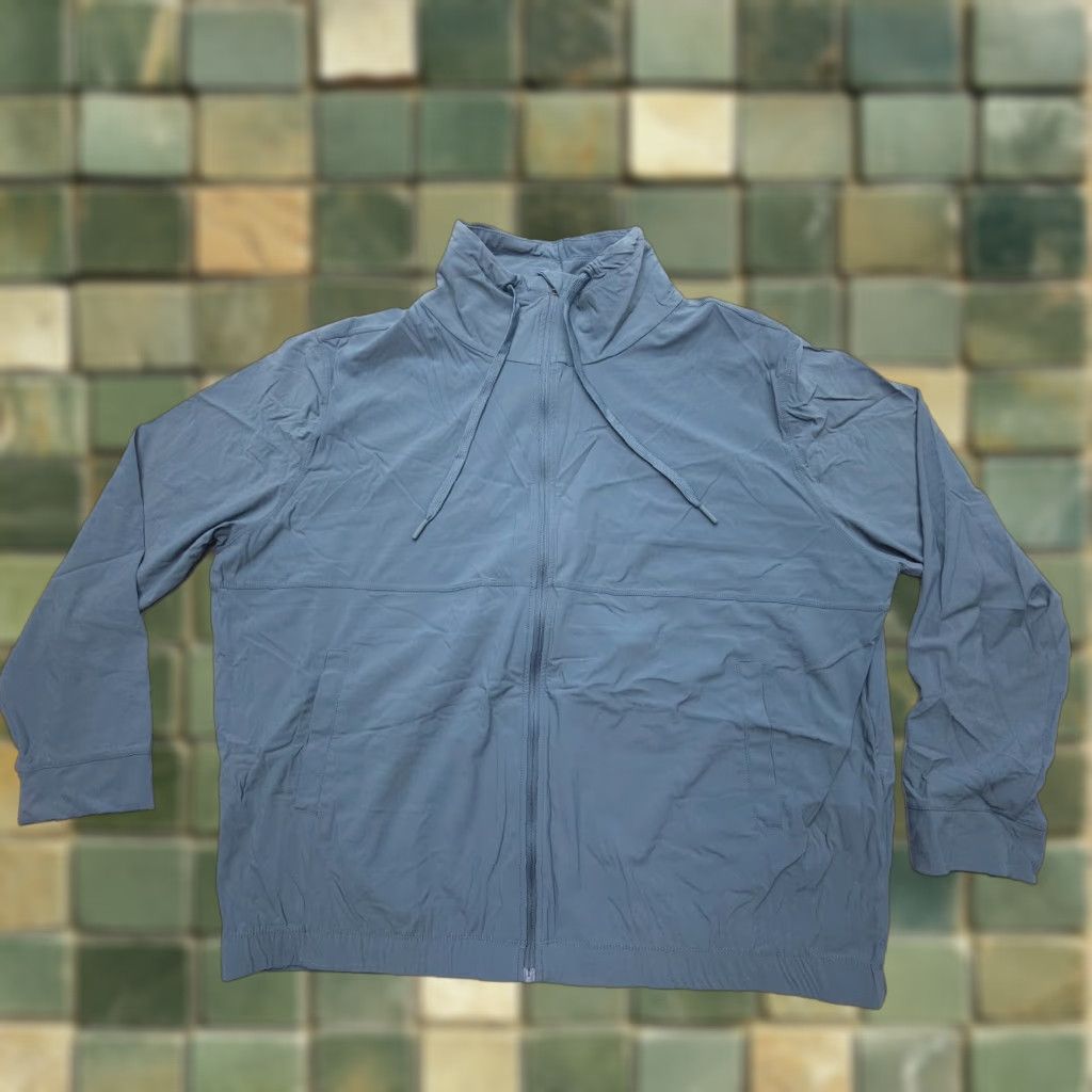 Vintage Kirkland Signature Jacket Shirt Women 2XL Blue Full Zip Lightweight Outdoor Active Stretch Pockets Casual Travel (Mens/Womens) Size XXL / US 16-18 / IT 52-54 - 1 Thumbnail