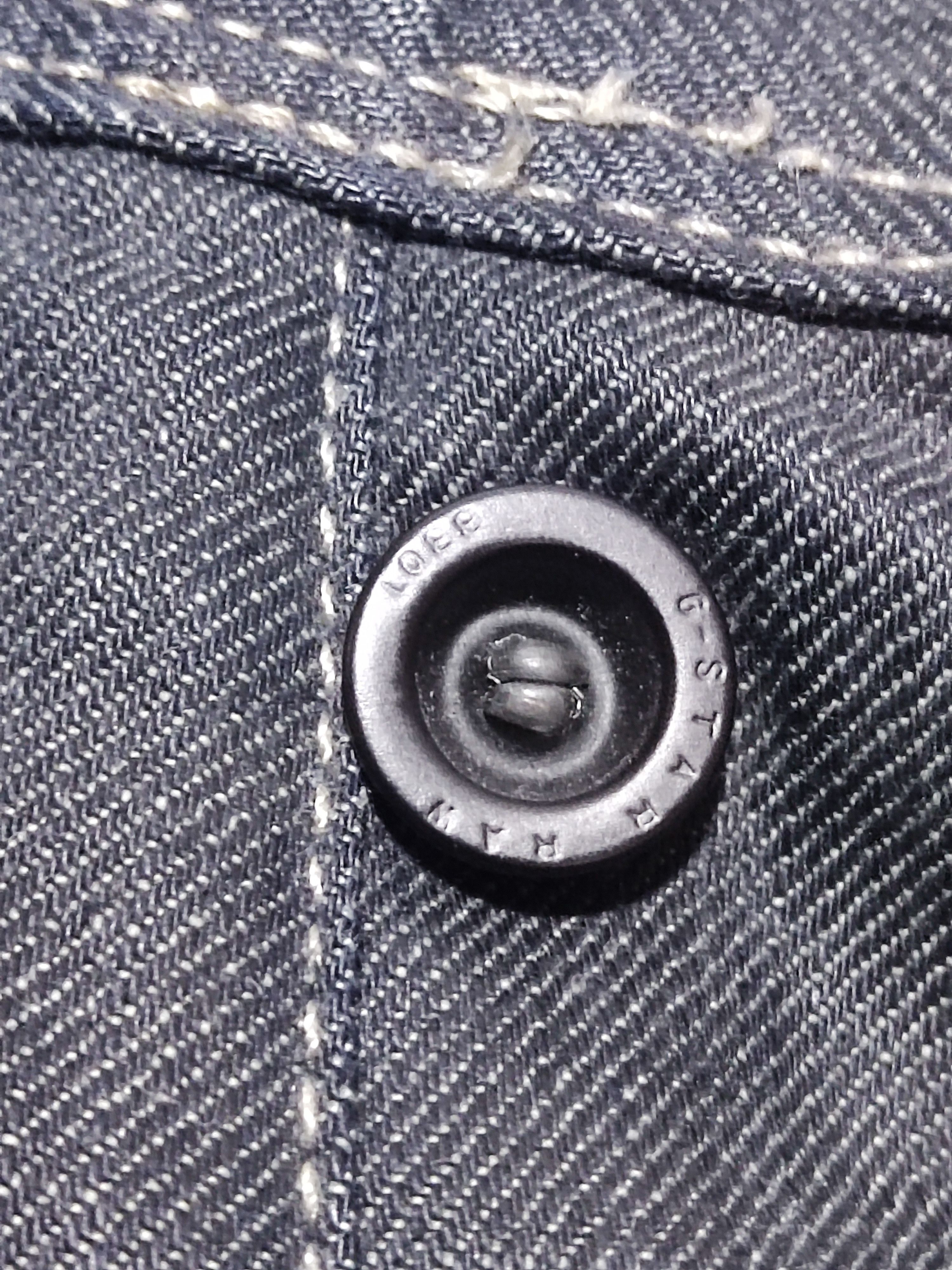 G-Star G-Star Dark Indigo Denim Reinforced Knee Panel Biker Style Size US 34 / EU 50 - 9 Thumbnail
