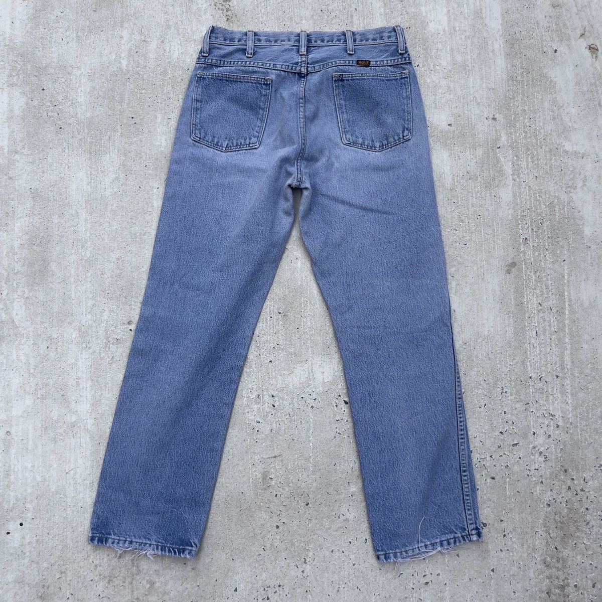 Rustler Vintage 90s Distressed RUSTLER Blue Jeans Size 28" / US 6 / IT 42 - 4 Thumbnail
