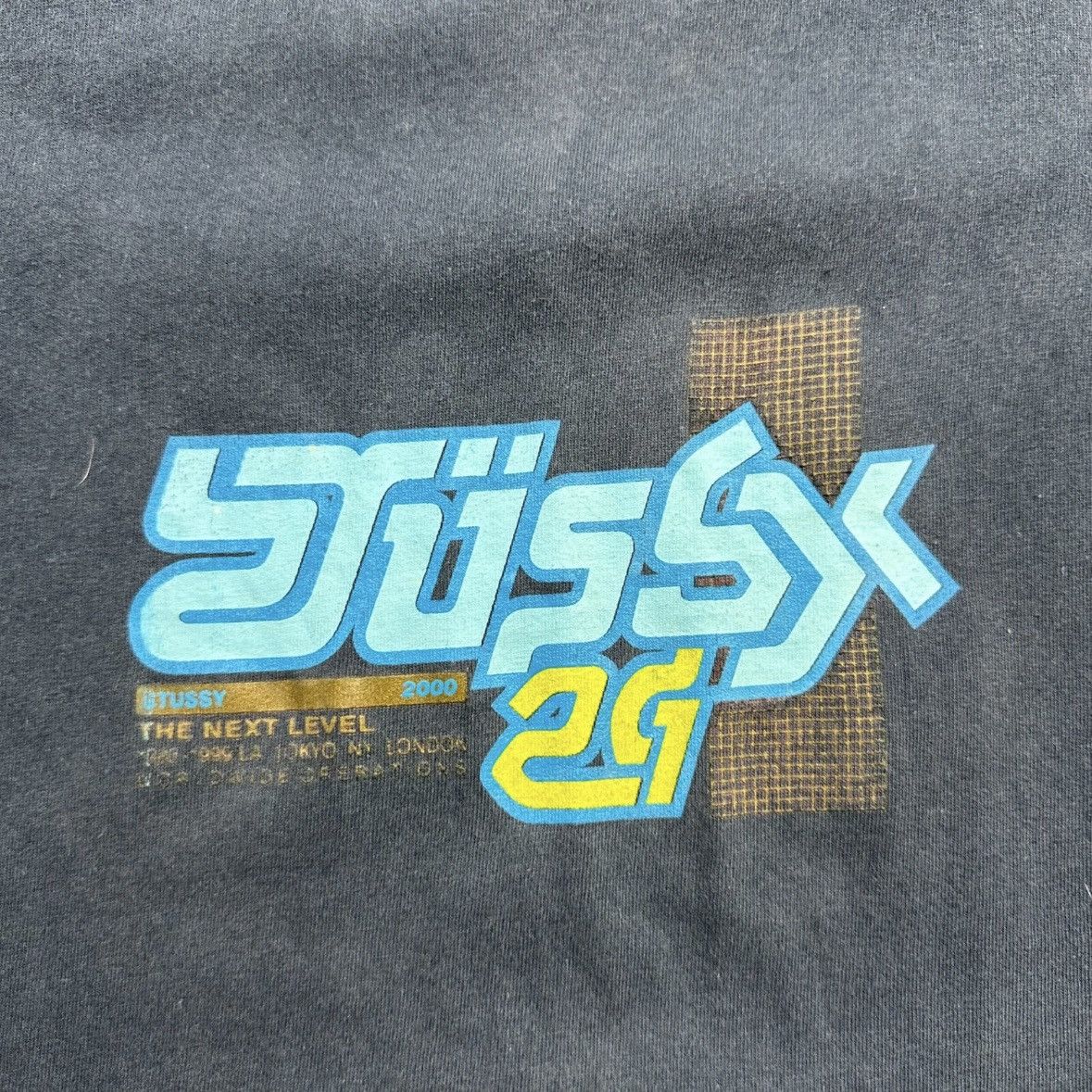 Stussy Vintage 00s Bjork stussy t shirt size Medium Blue Size US M / EU 48-50 / 2 - 7 Thumbnail