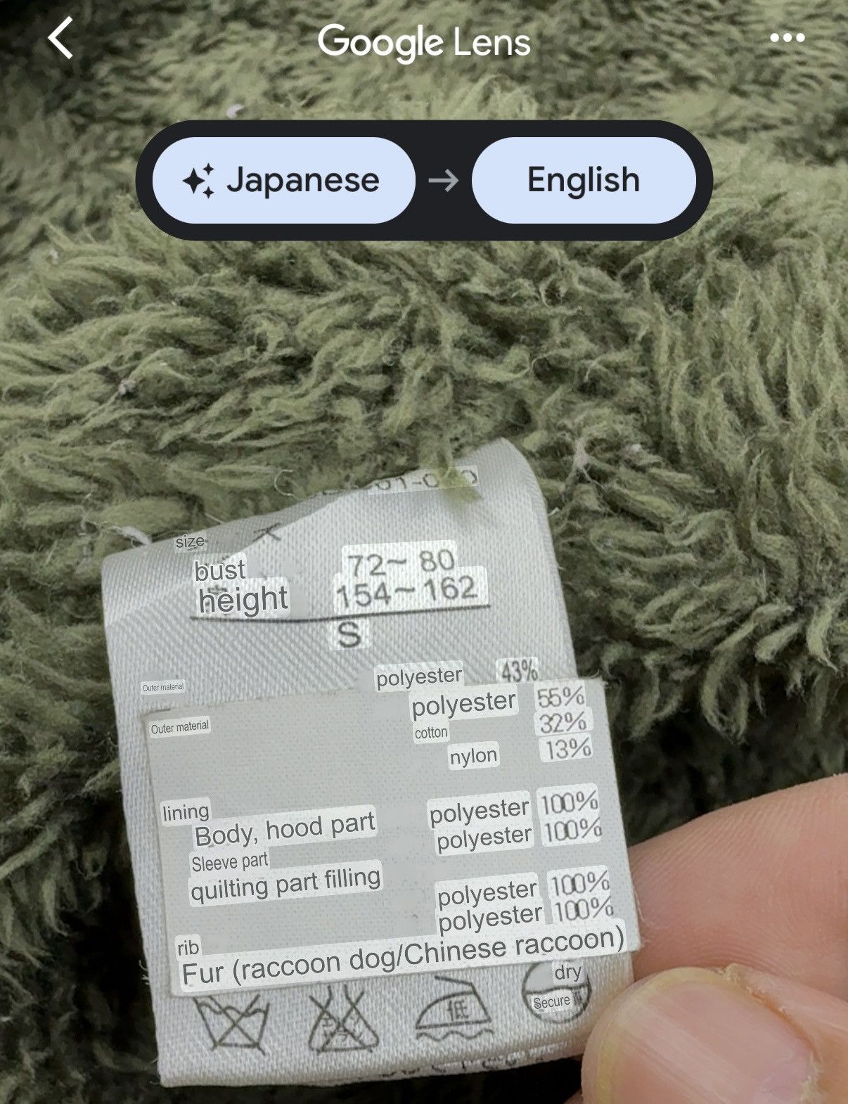 If Six Was Nine Japanese Designer like L.G.B. Fur Raccoon Jacket Size US S / EU 44-46 / 1 - 20 Thumbnail