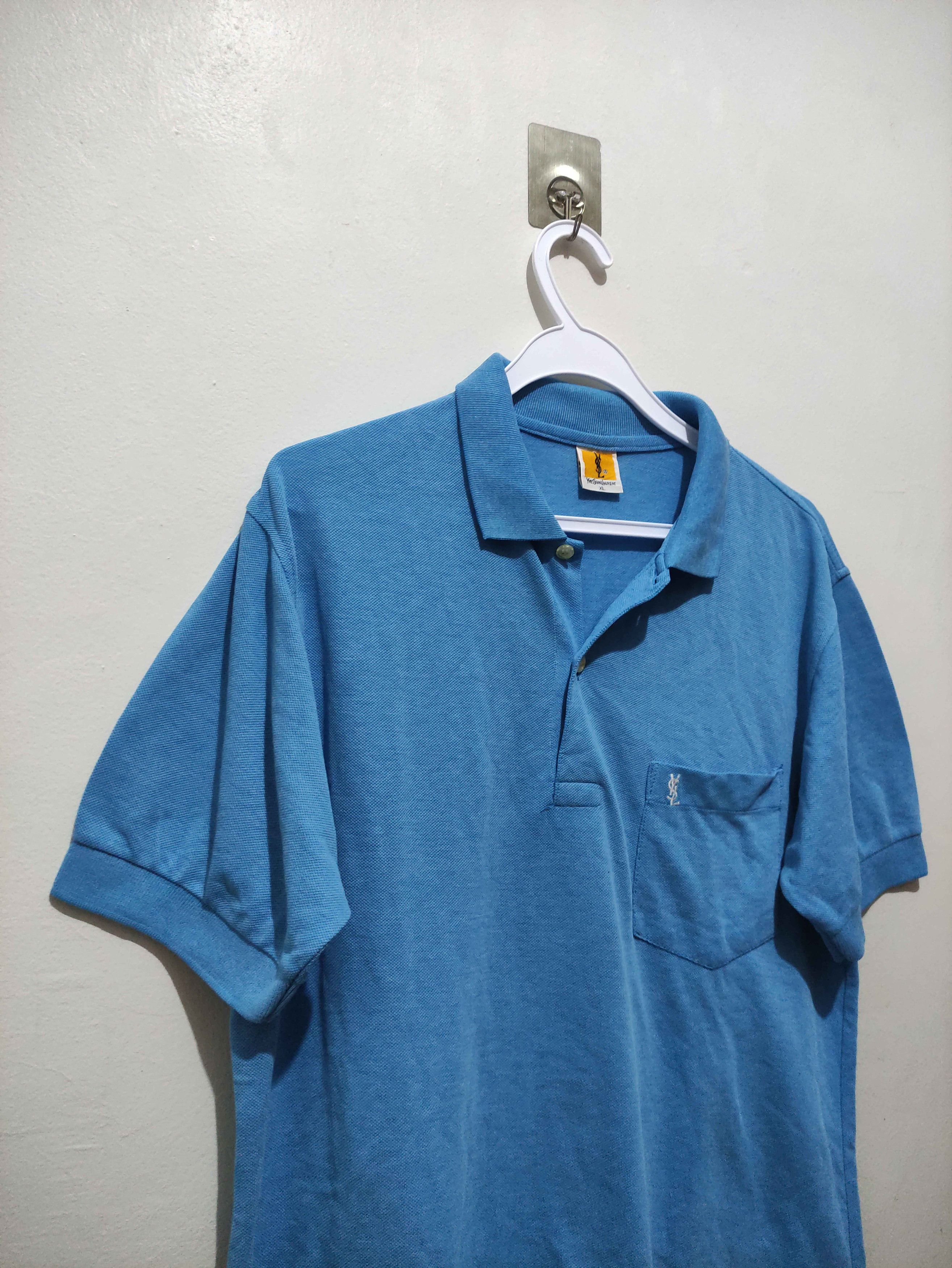 Yves Saint Laurent Yves Saint Laurent YSL Vintage Polo T-Shirt Size US XL / EU 56 / 4 - 9 Thumbnail