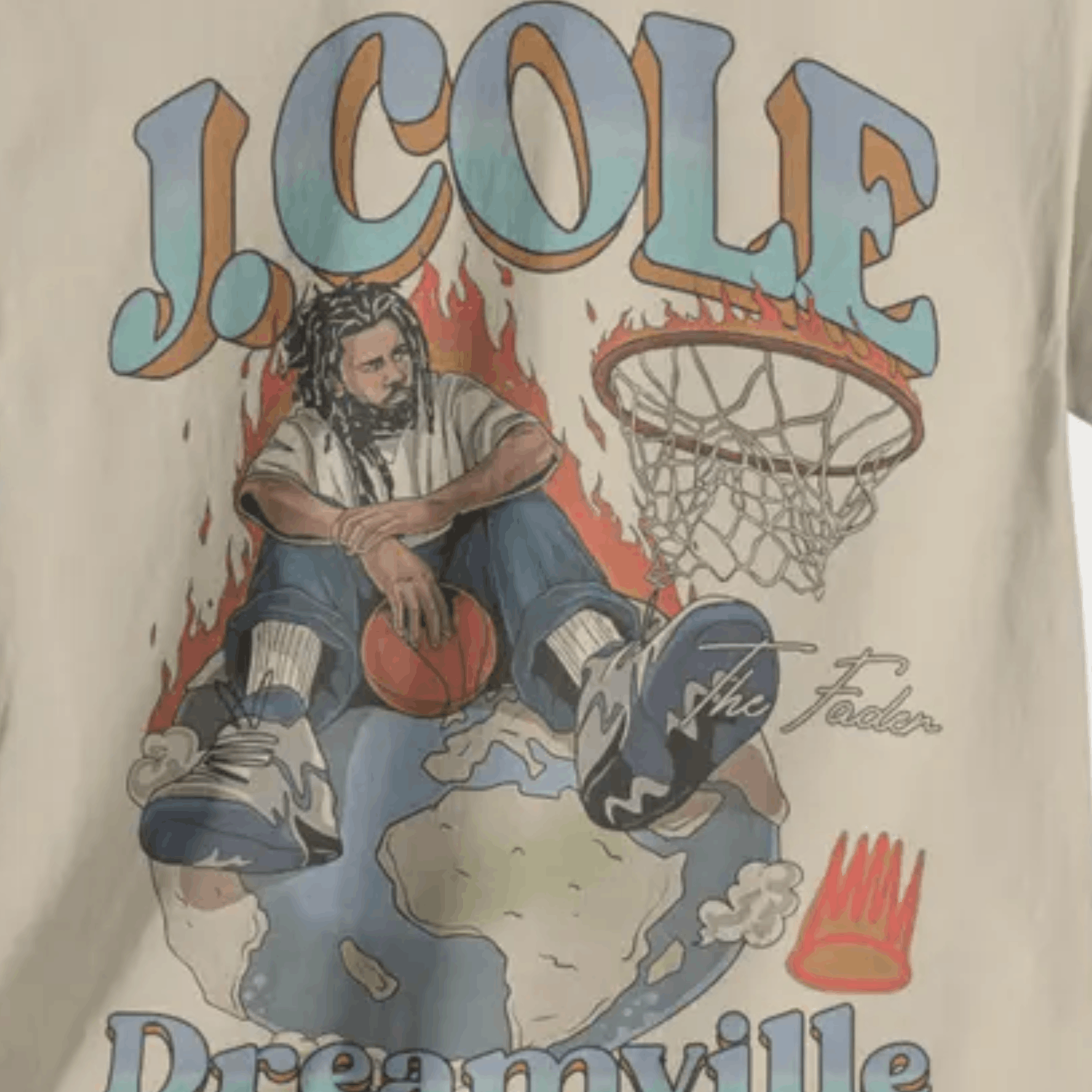 Rap Tees × Vintage Rap Shirt, Cole Shirt, Streetwear Shirt, Graphic Shirt Size US L / EU 52-54 / 3 - 2 Thumbnail