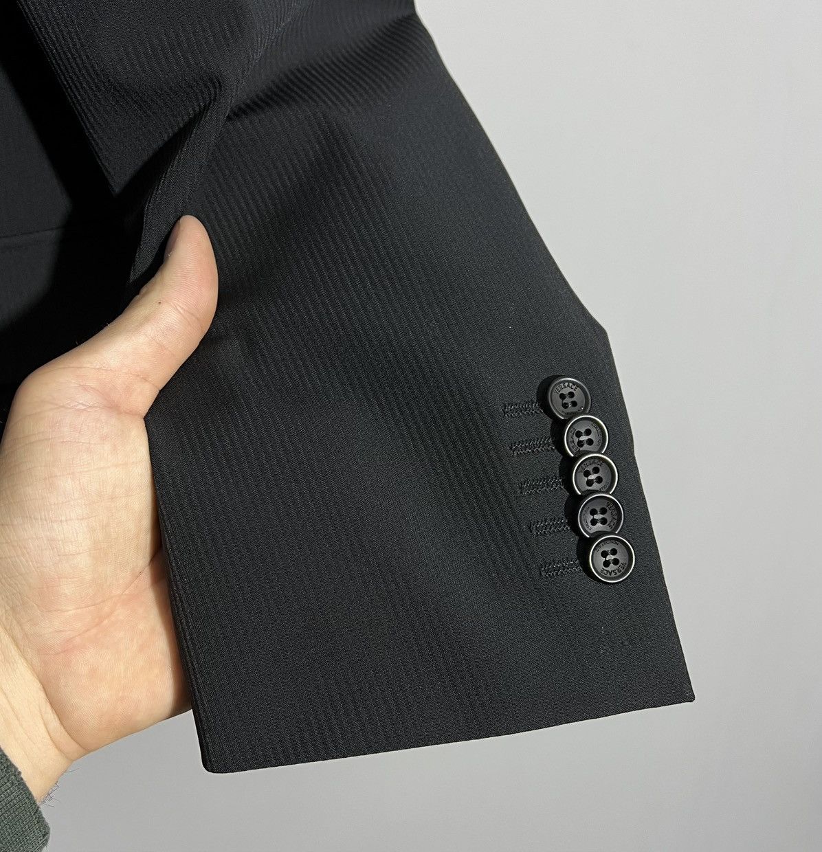 Versace Collection Two Button Black Blazer