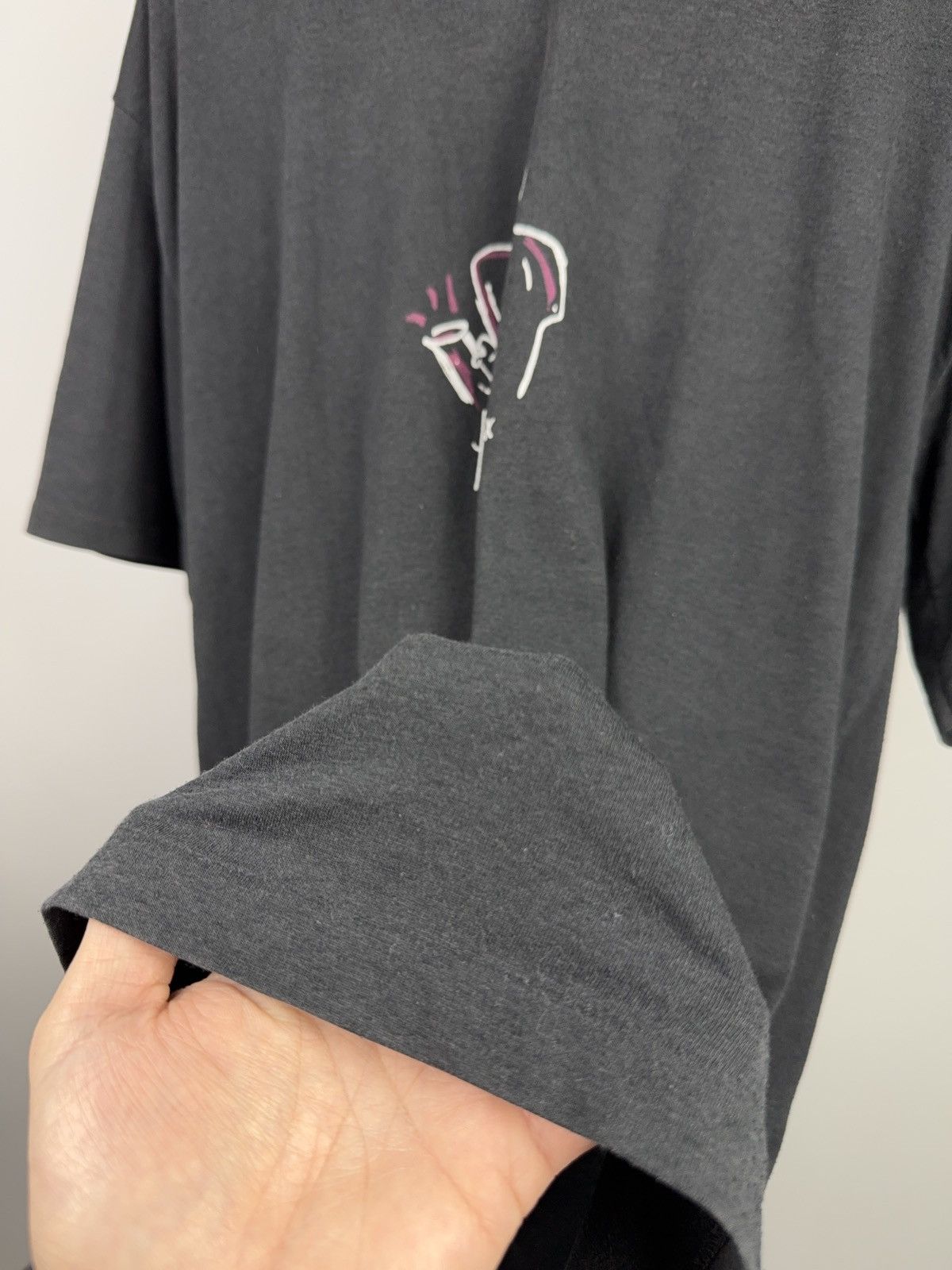 Vintage 90s Retro Vintage Feeling Sax Jazz Graphic Tee Made in Spain Size US XL / EU 56 / 4 - 9 Thumbnail